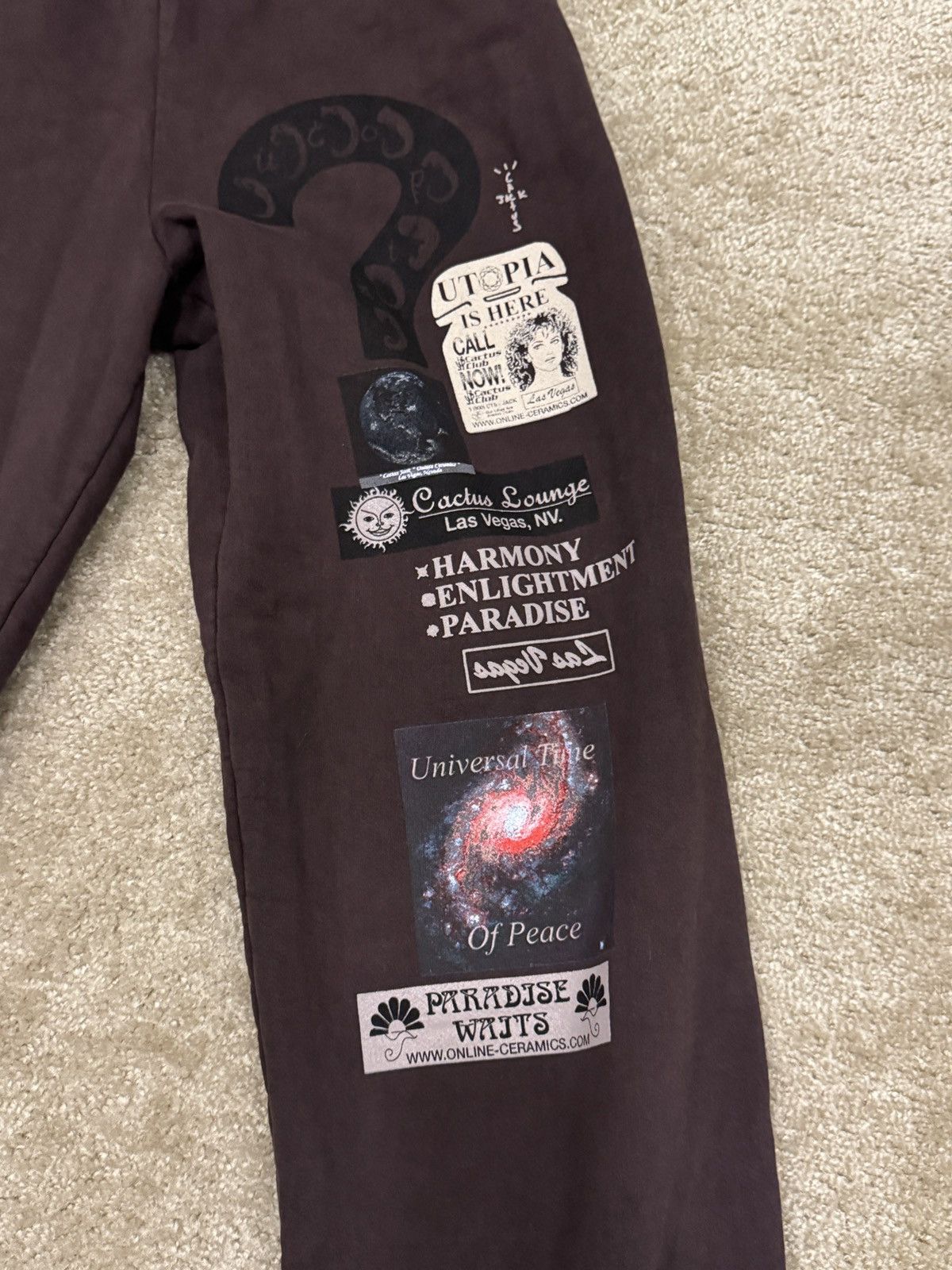 Travis Scott NEW Cactus jack x Online Ceramics Complexcon sweatpants Size US 32 / EU 48 - 2 Thumbnail