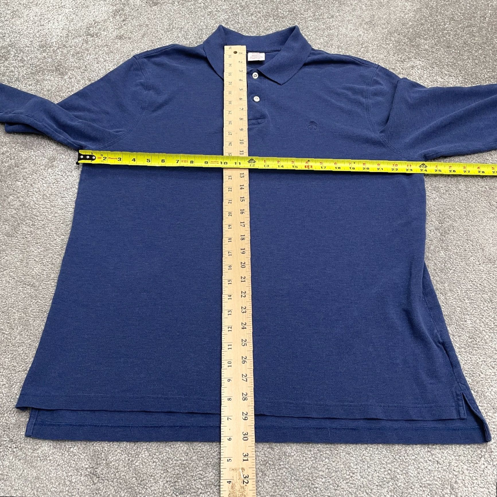 Brooks Brothers VINTAGE Brooks Brothers Polo Shirt Men Large Blue Cotton Casual Activewear 90s Size US L / EU 52-54 / 3 - 7 Thumbnail