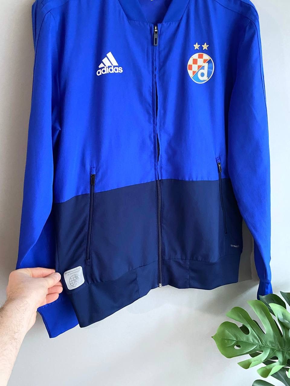 Adidas Dinamo Zagreb FC Men's Blue Soccer Track Jacket, Size S Size US S / EU 44-46 / 1 - 8 Thumbnail