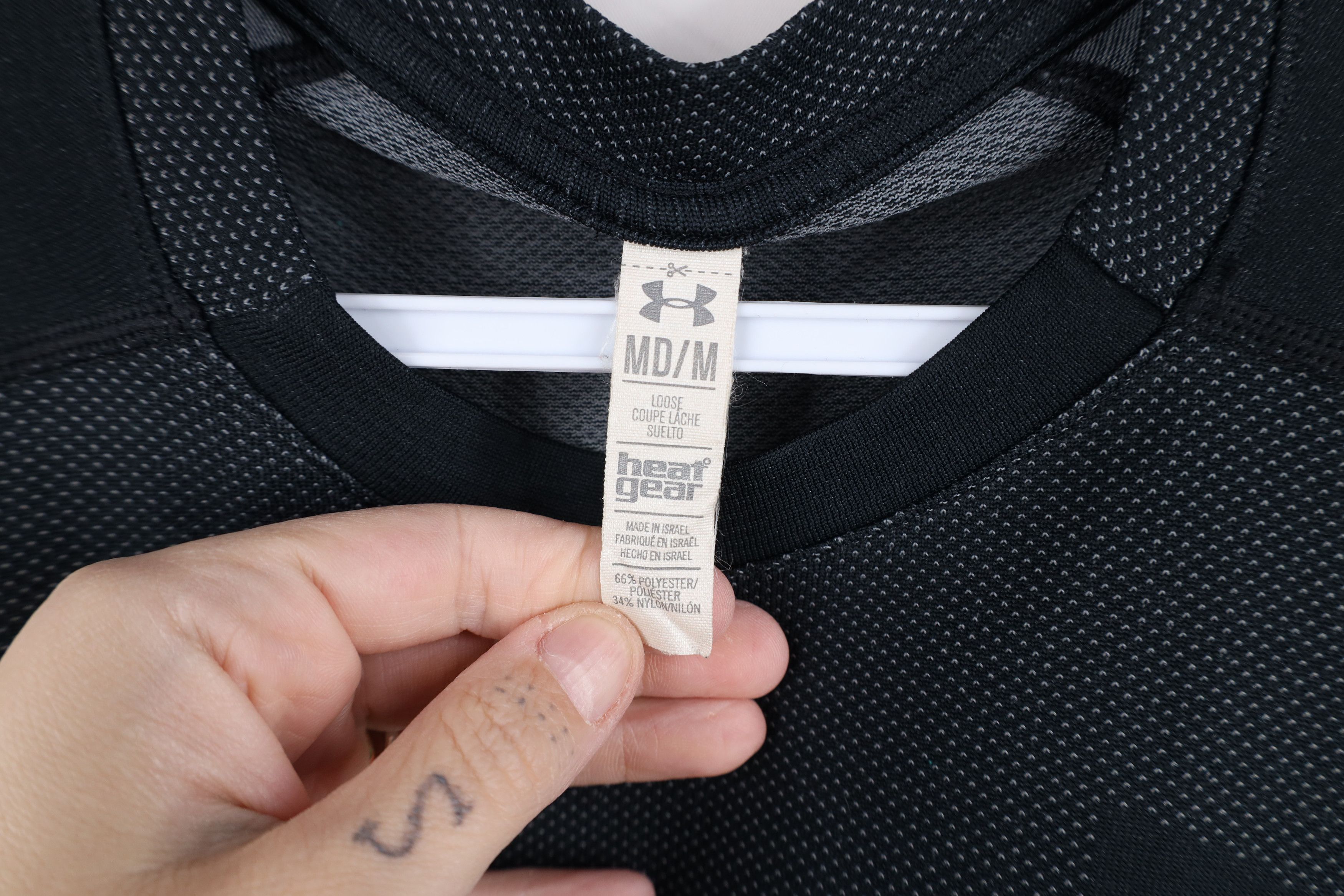 Under Armour Under Armour Logo Knit Gym Training Running T-Shirt Black Size US M / EU 48-50 / 2 - 7 Thumbnail