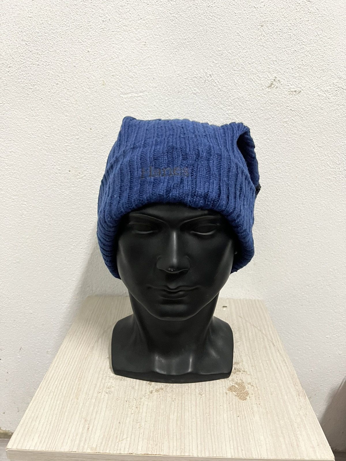 Hanes Vintage Hanes Plain Beanie Hat Size ONE SIZE - 2 Thumbnail