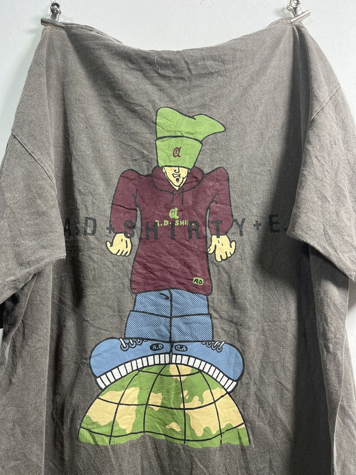 Vintage VINTAGE 90s AD SHIRTY SKATEBOARD TEE 🛹 Size US L / EU 52-54 / 3 - 1 Thumbnail