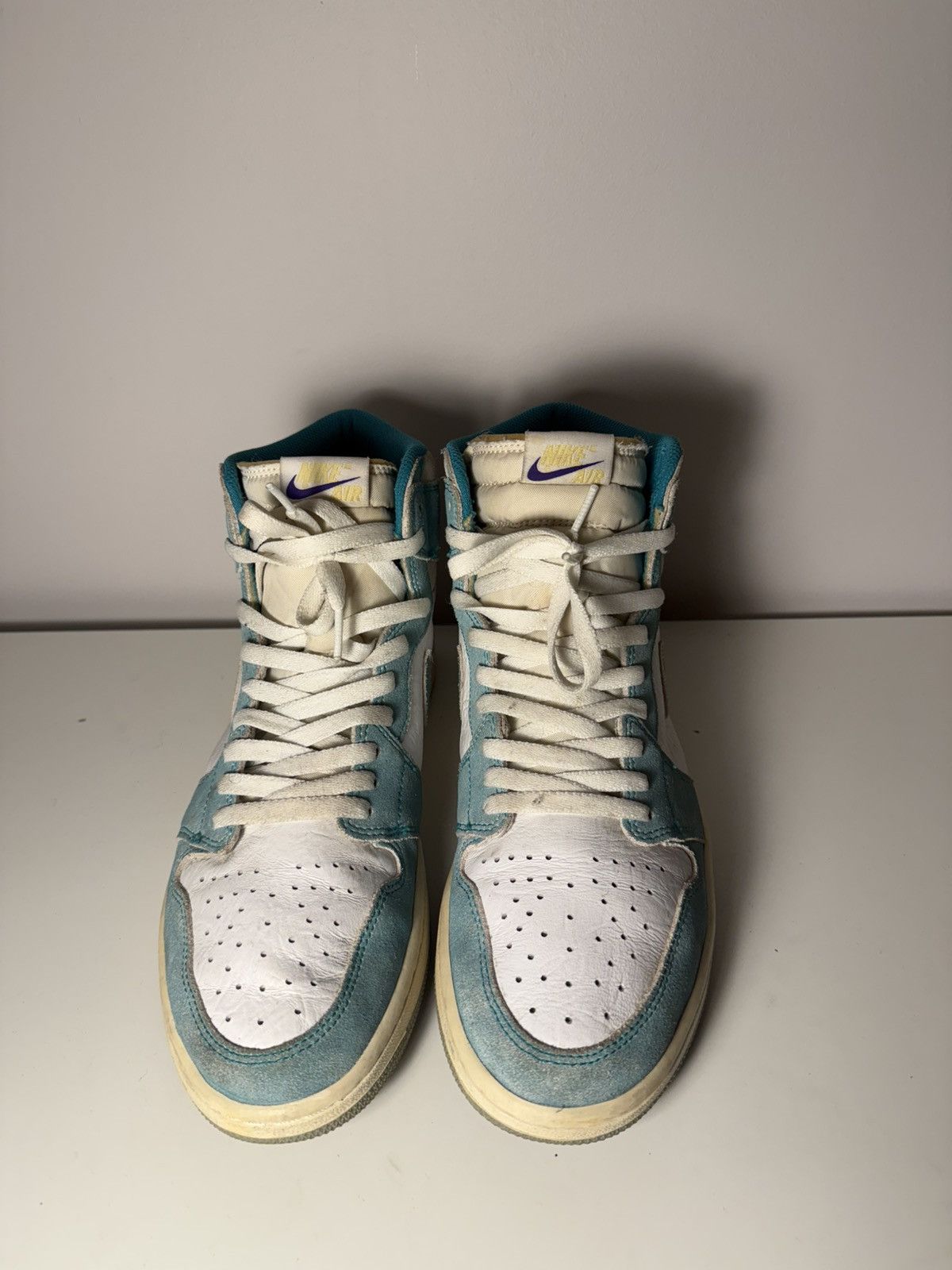 Nike Nike Air Jordan Retro 1 High Turbo Green Size US 12 / EU 45 - 2 Thumbnail