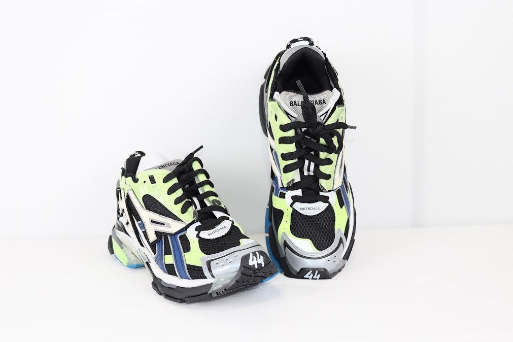 Balenciaga o1rshd Caged Mesh Runner Sneakers in Multicolor Size US 11 / EU 44 - 9 Thumbnail