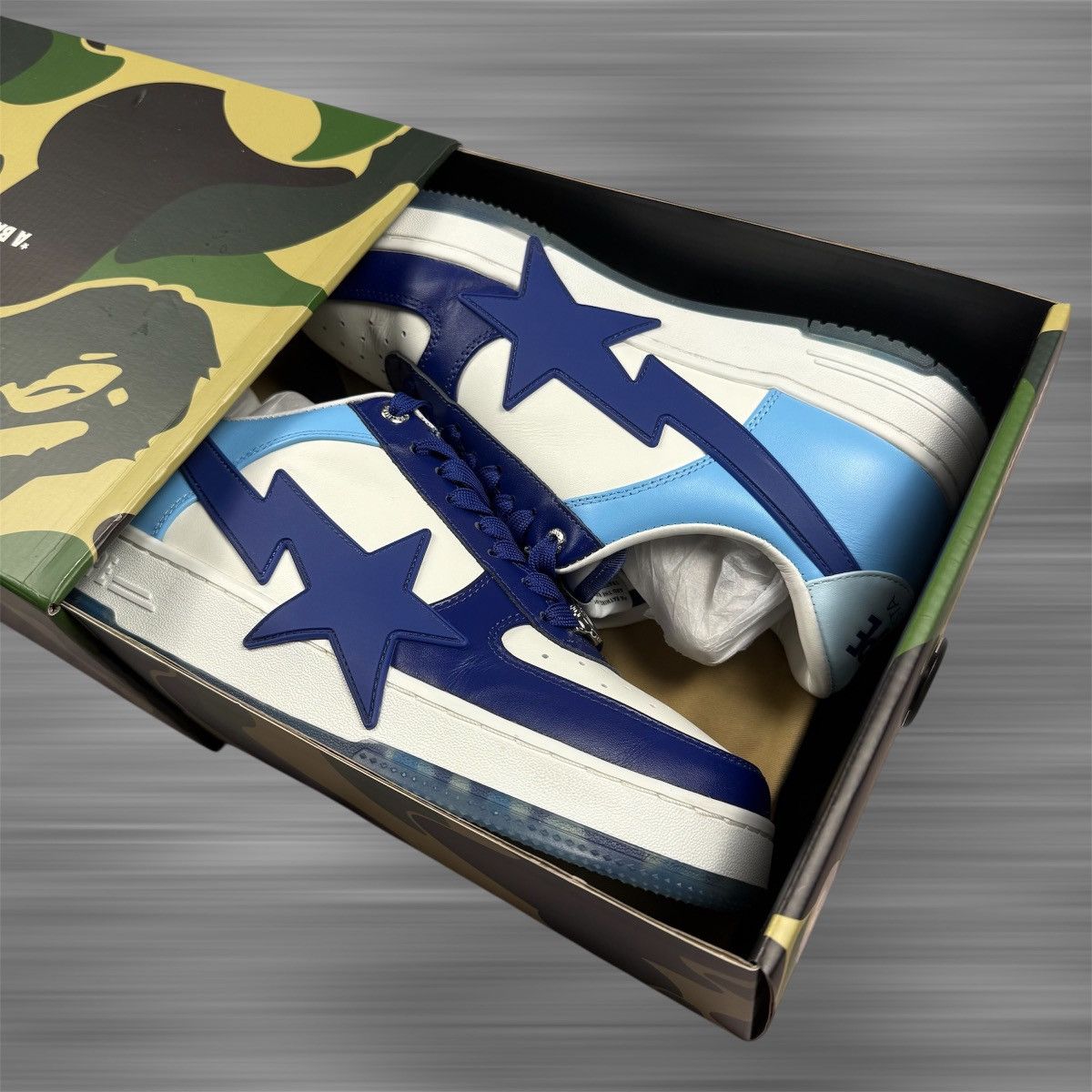 Bape A Bathing Ape Bape Sta OS Blue Shoes Size US 10 / EU 43 - 9 Thumbnail
