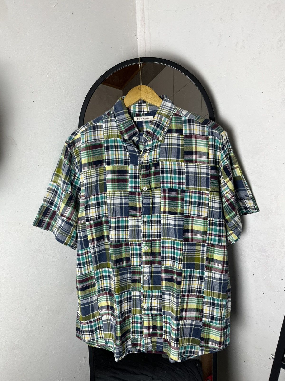 Yohji Yamamoto Delete today🔥Patchwork button shirt indi resort cdg/needles Size US XL / EU 56 / 4 - 2 Thumbnail