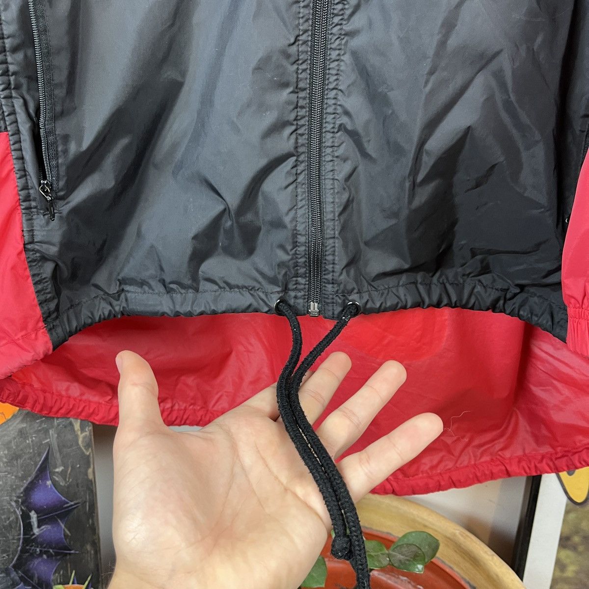 Nike Vintage Jacket Nike 90s Windbreaker Runnig Red Gorpcore Size US XL / EU 56 / 4 - 13 Thumbnail