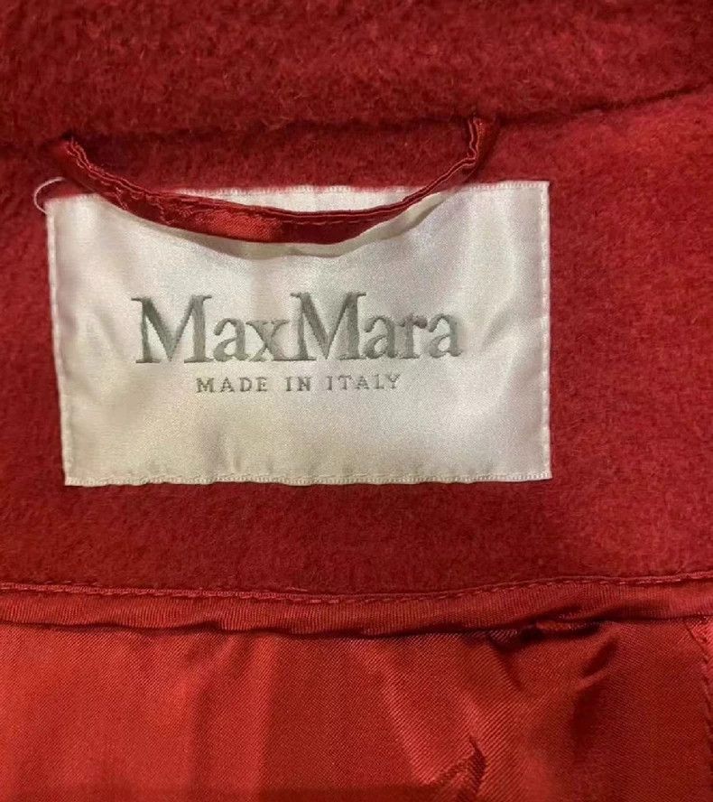 Max Mara Max Mara Coat manuela, red Size S / US 4 / IT 40 - 8 Thumbnail