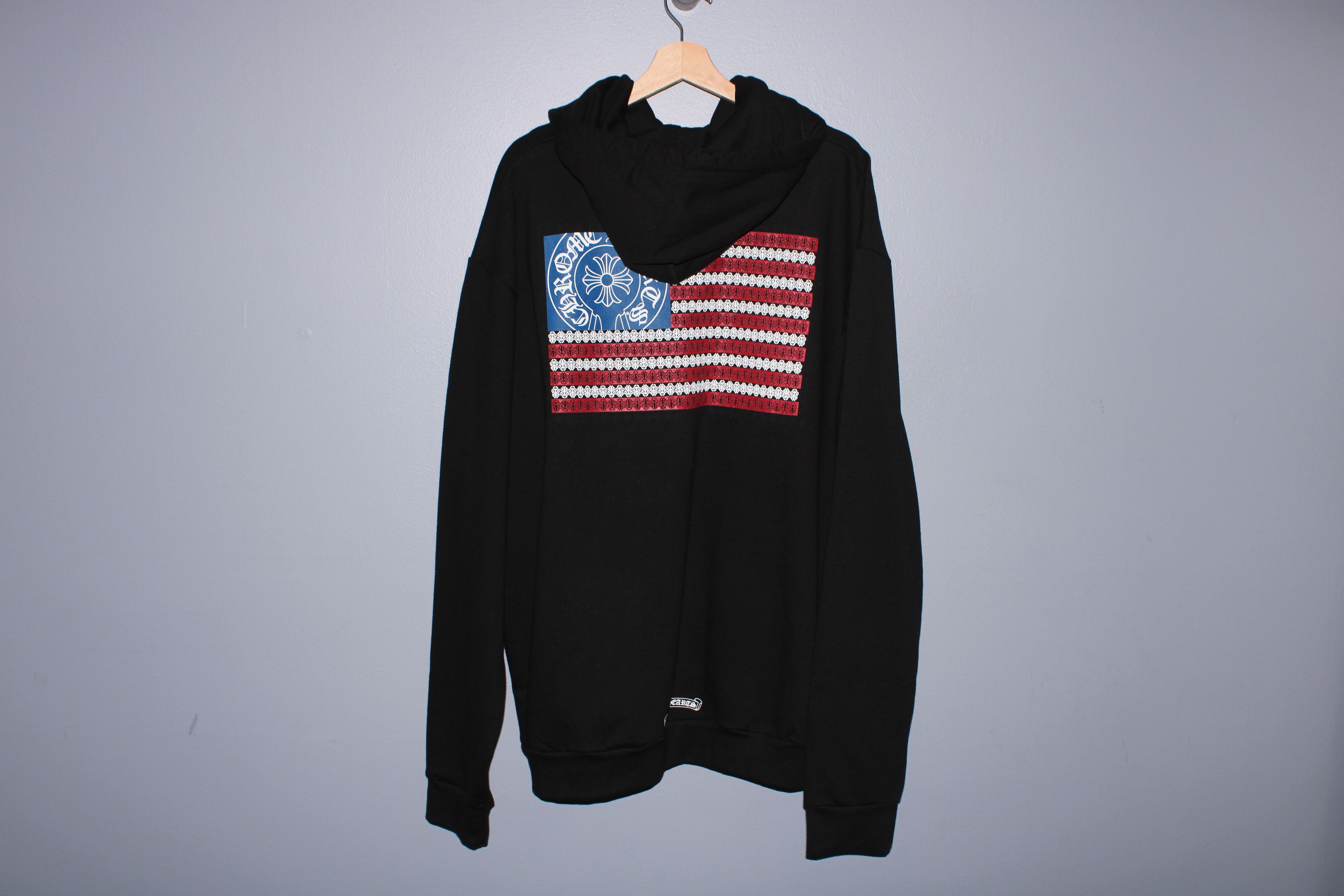 Chrome Hearts CHROME HEARTS DAGGER USA FLAG HOODIE Size US XL / EU 56 / 4 - 2 Thumbnail