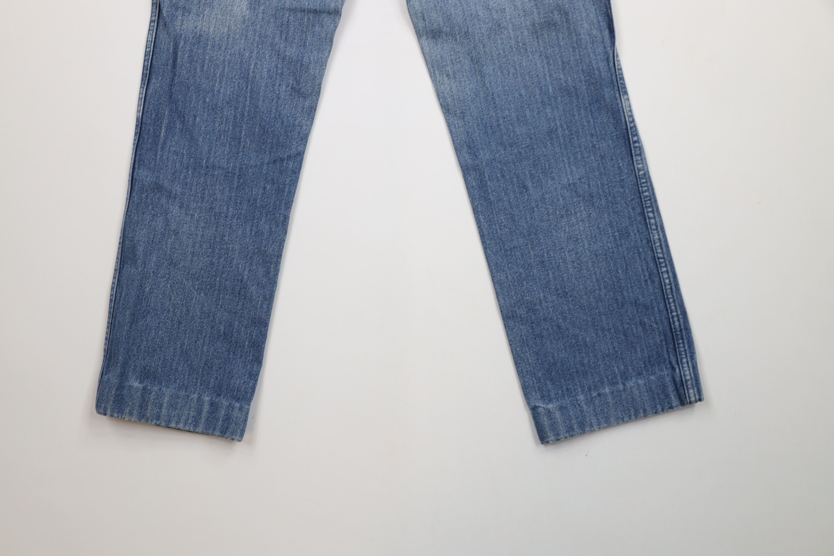 Vintage Vintage 90s Streetwear Straight Leg Denim Jeans Blue Cotton Size 32" / US 10 / IT 46 - 13 Thumbnail