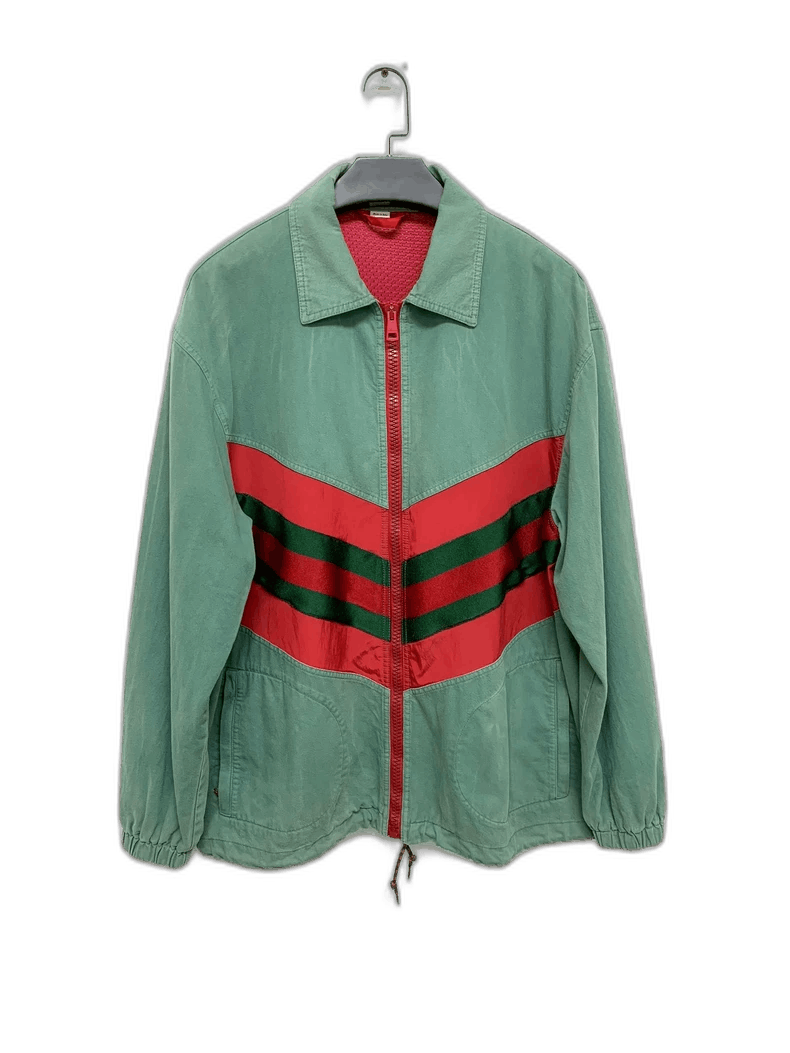 Gucci Gucci Zip Jacket with Stripes Size L / US 10 / IT 46 - 1 Thumbnail