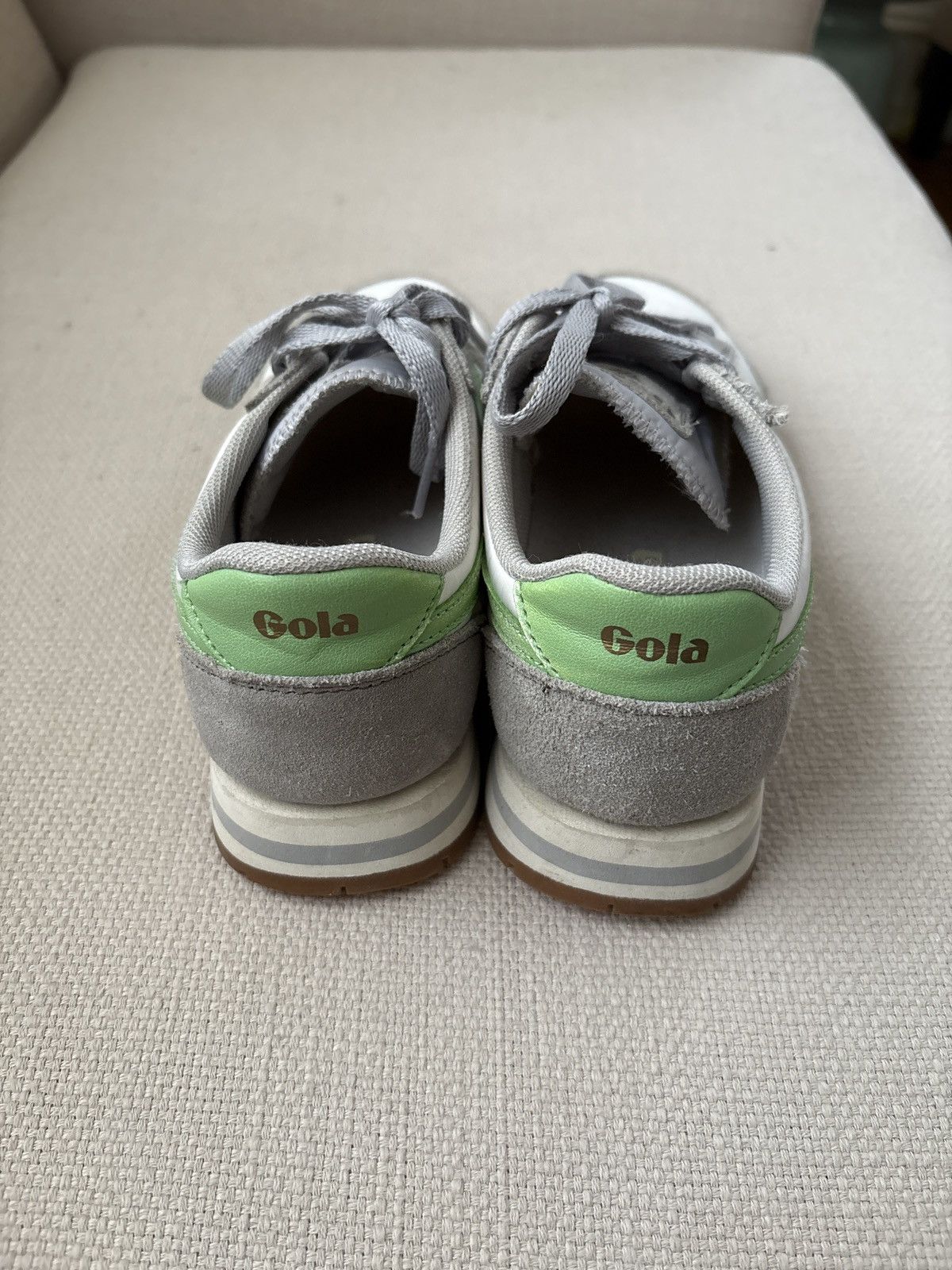 Gola Gola Low-Top Retro Sneakers – White / Grey / Green Size US 5 / IT 35 - 2 Thumbnail