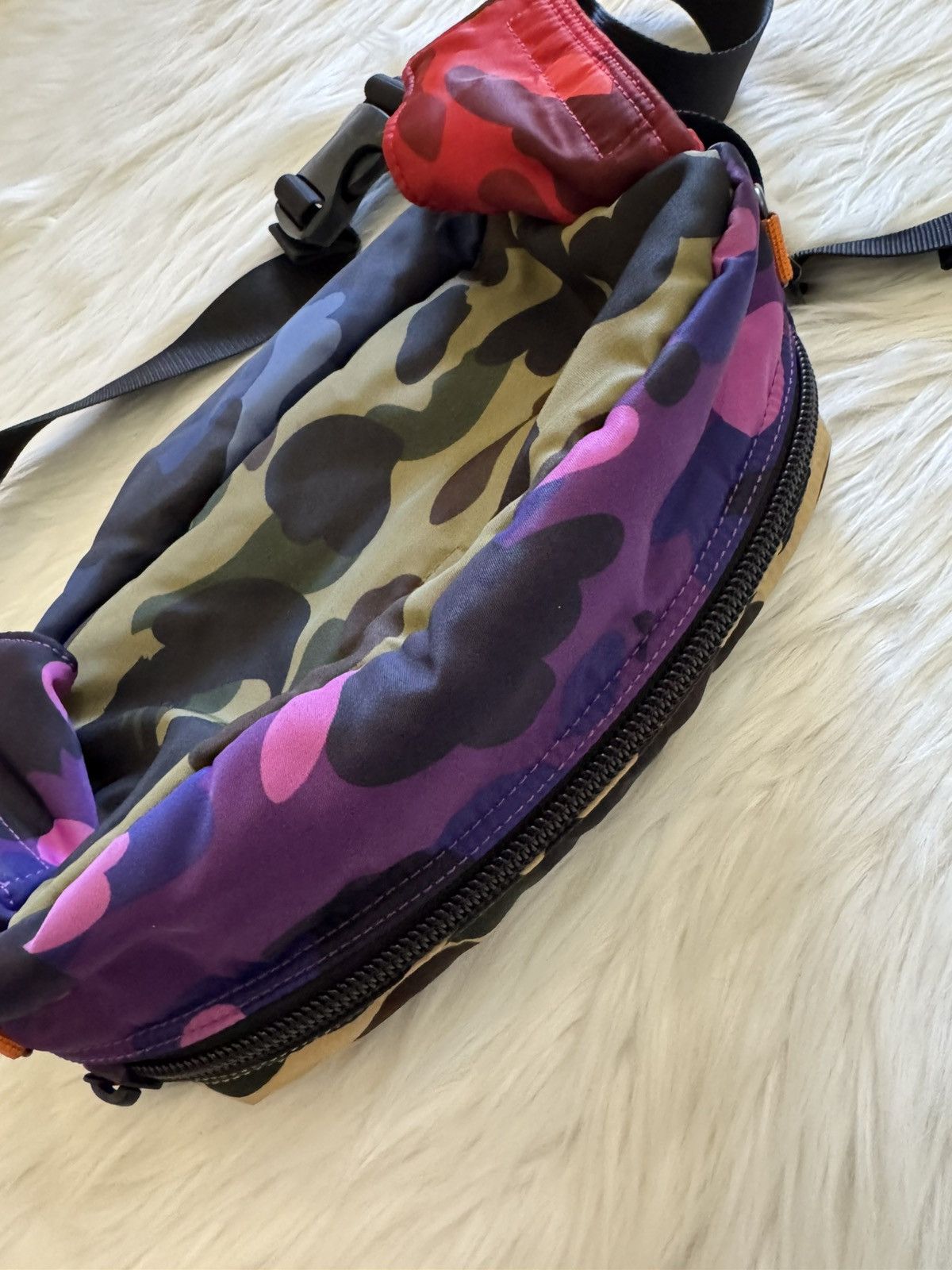 Bape × Porter BAPE x Porter Mix Camo Waist Bag Multicolor A Bathing Ape Size ONE SIZE - 3 Thumbnail