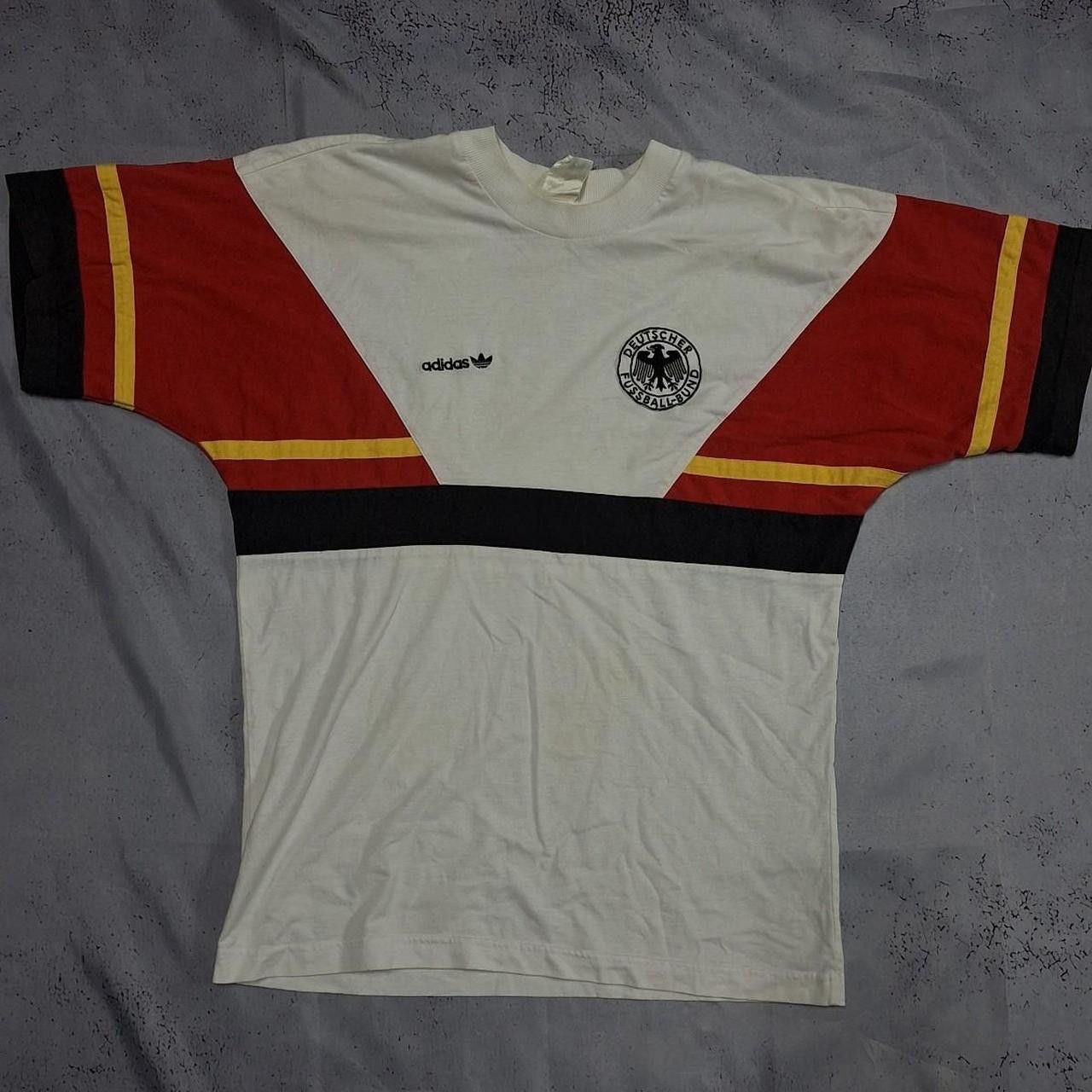 Adidas Adidas Germany 1988 World Cup soccer jersey - white & red Size US M / EU 48-50 / 2 - 1 Thumbnail