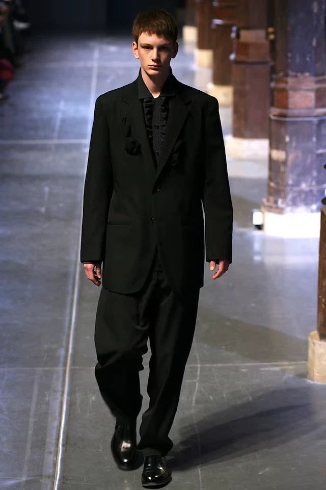 Yohji Yamamoto Yohji Yamamoto 06 AW Baroque Scarf Cutout Jacket 2505-Nexta Size US M / EU 48-50 / 2 - 2 Thumbnail
