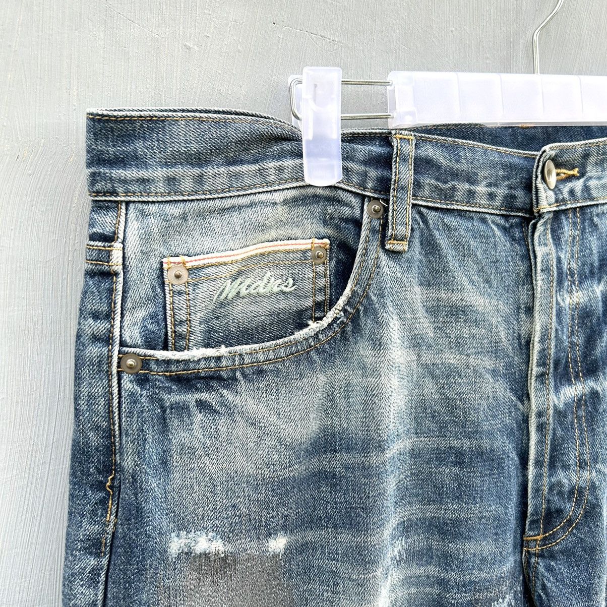 Madness MADNESS 24AW JAPAN Washed Distressed Denim Pants Size US 38 / EU 54 - 8 Thumbnail