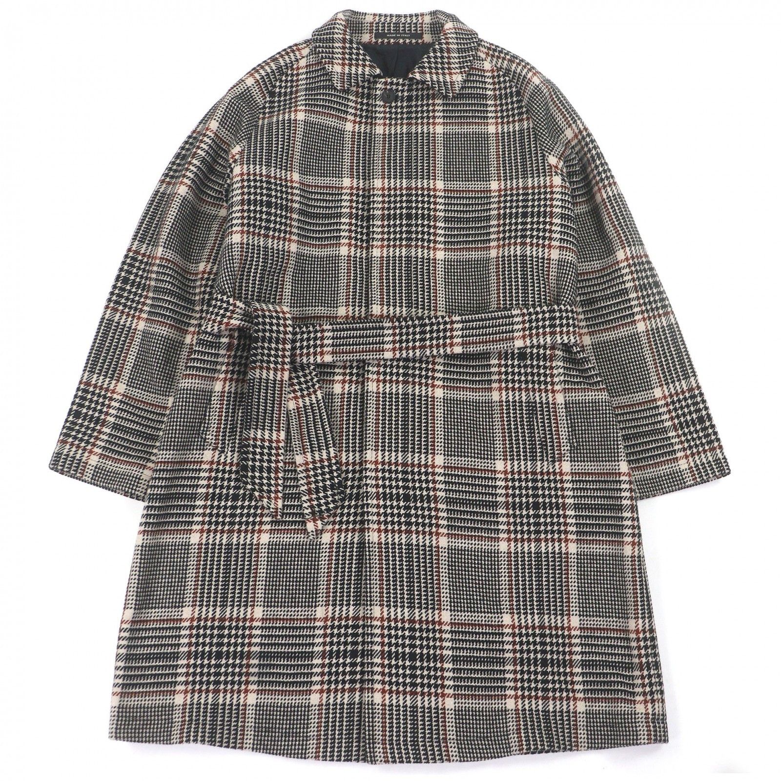 Other Other TAGLIATORE Glen Check Pattern Wool Coat Textile Outerwear DUTY FREE for USA Size ONE SIZE - 1 Thumbnail