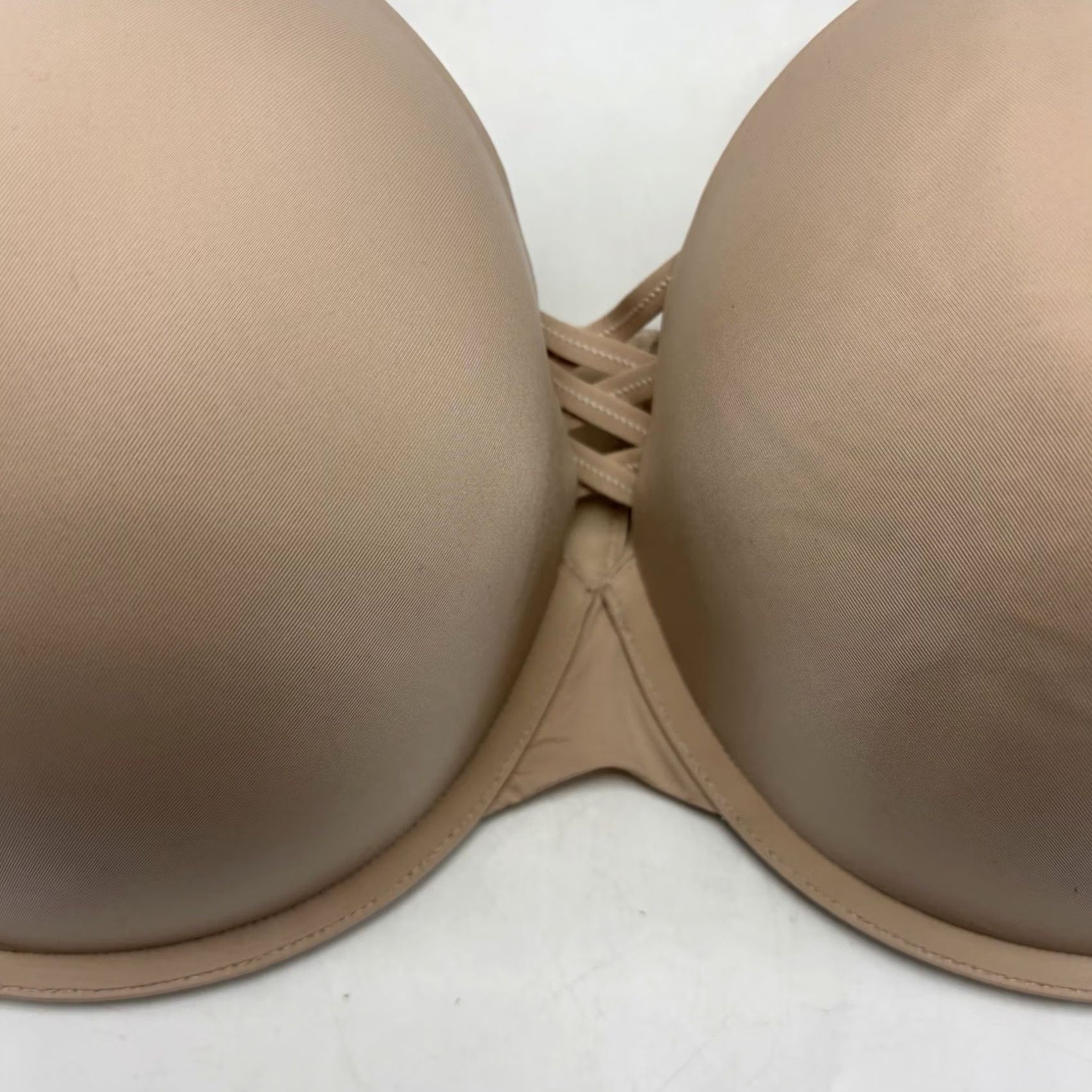 Torrid Torrid Curve XO 360 Back Smoothing Plunge Push Up Bra Underwire Beige 44F Women Size ONE SIZE - 7 Thumbnail