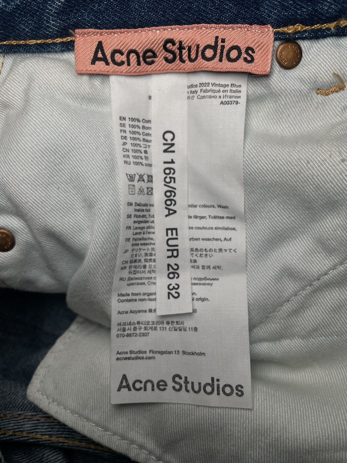 Acne Studios Acne Studios 2022 Vintage Blue Jeans Size 26" / US 2 / IT 38 - 14 Thumbnail