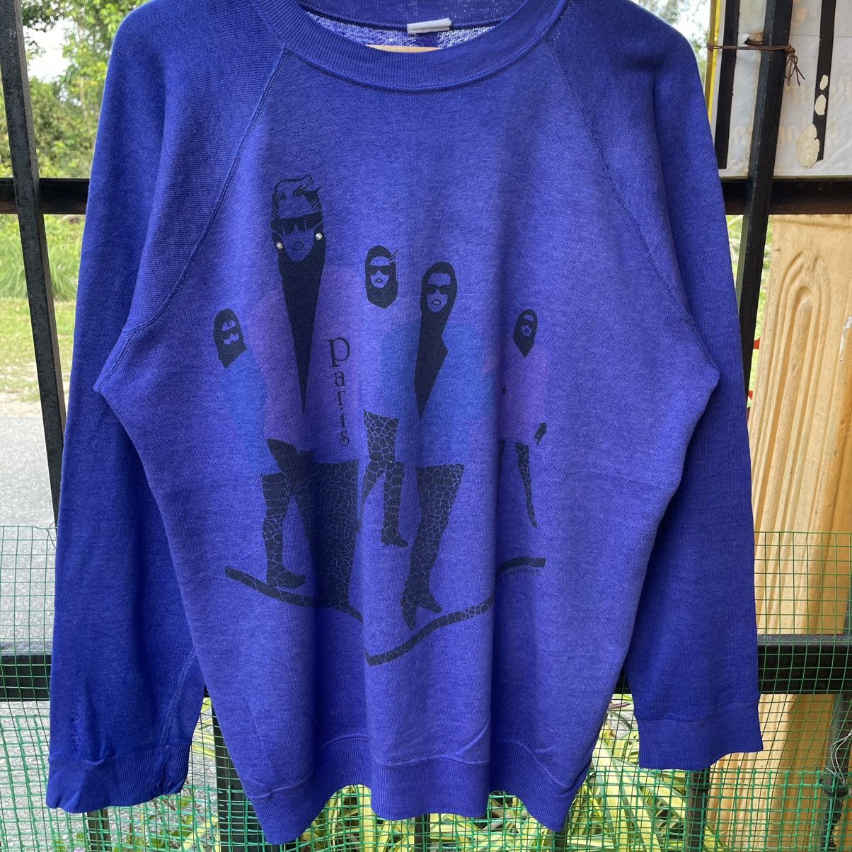 Vintage 🔥Vintage 80s Paris Fashion Week Cat Walk Sweatshirts Size US M / EU 48-50 / 2 - 5 Thumbnail