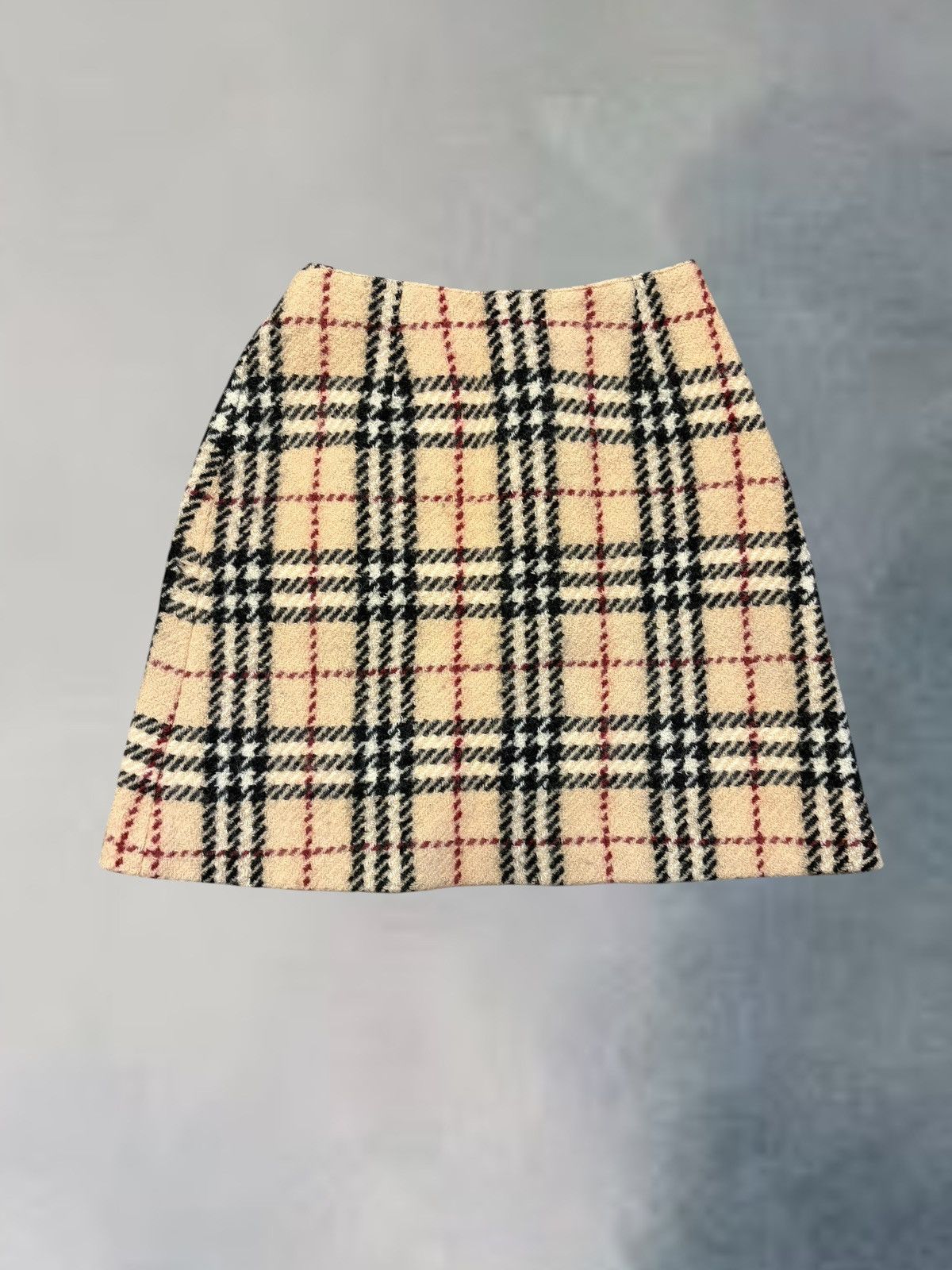 Burberry Burberry vintage wool plaid mini skirt Size 24" / US 00 / IT 34 - 1 Thumbnail