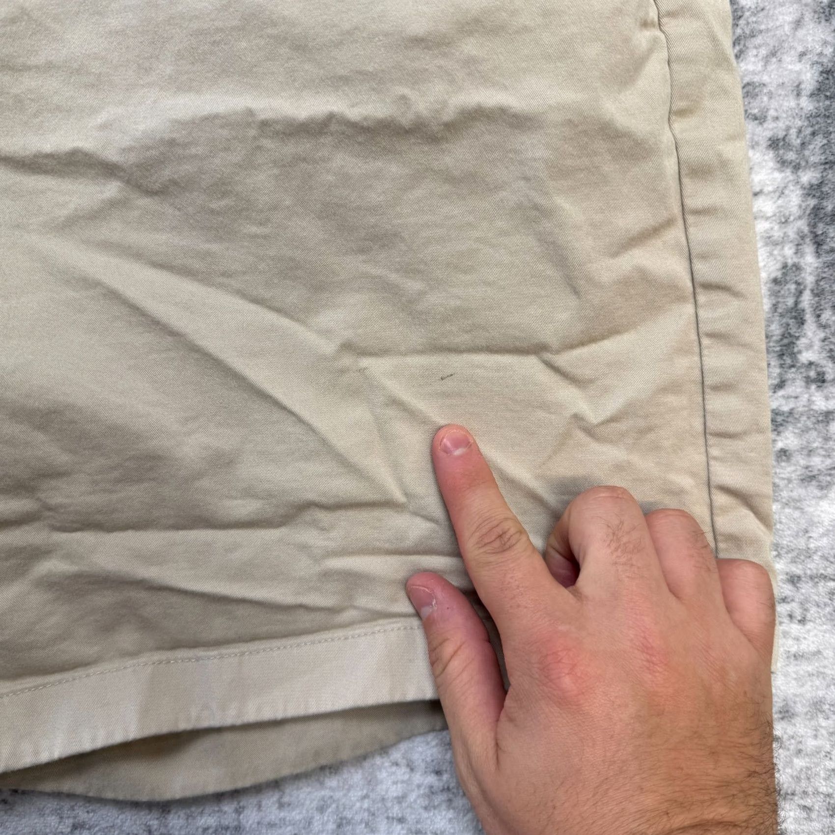 Chubbies Chubbies Shorts Chino Regular Fit Stretch Khaki Beach 7" Inseam 38 (Fit 36) Mens Size US 38 / EU 54 - 3 Thumbnail
