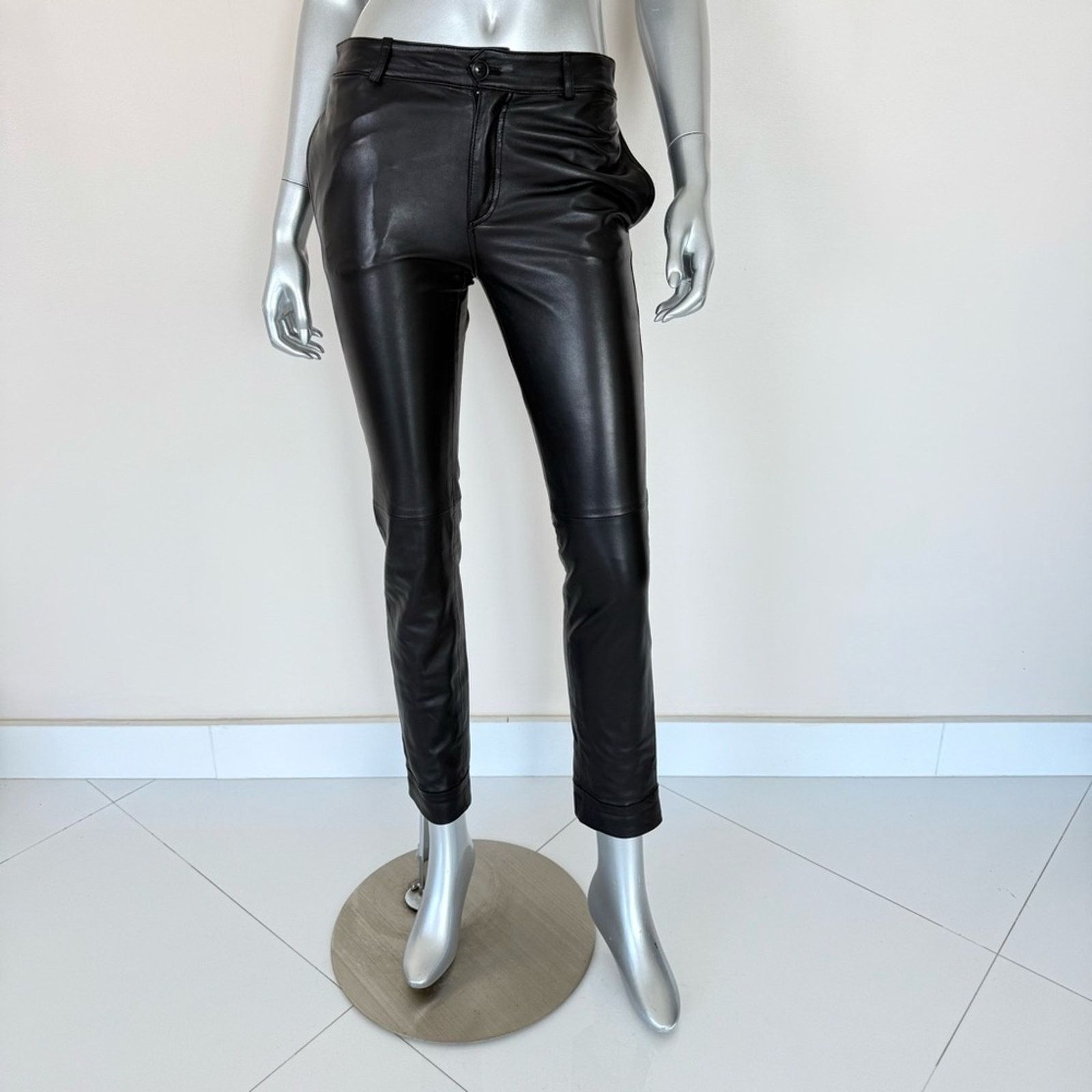 T by Alexander Wang T by Alexander Wang women leather pants size 24 Retail 750$ Size 24" / US 00 / IT 34 - 1 Thumbnail