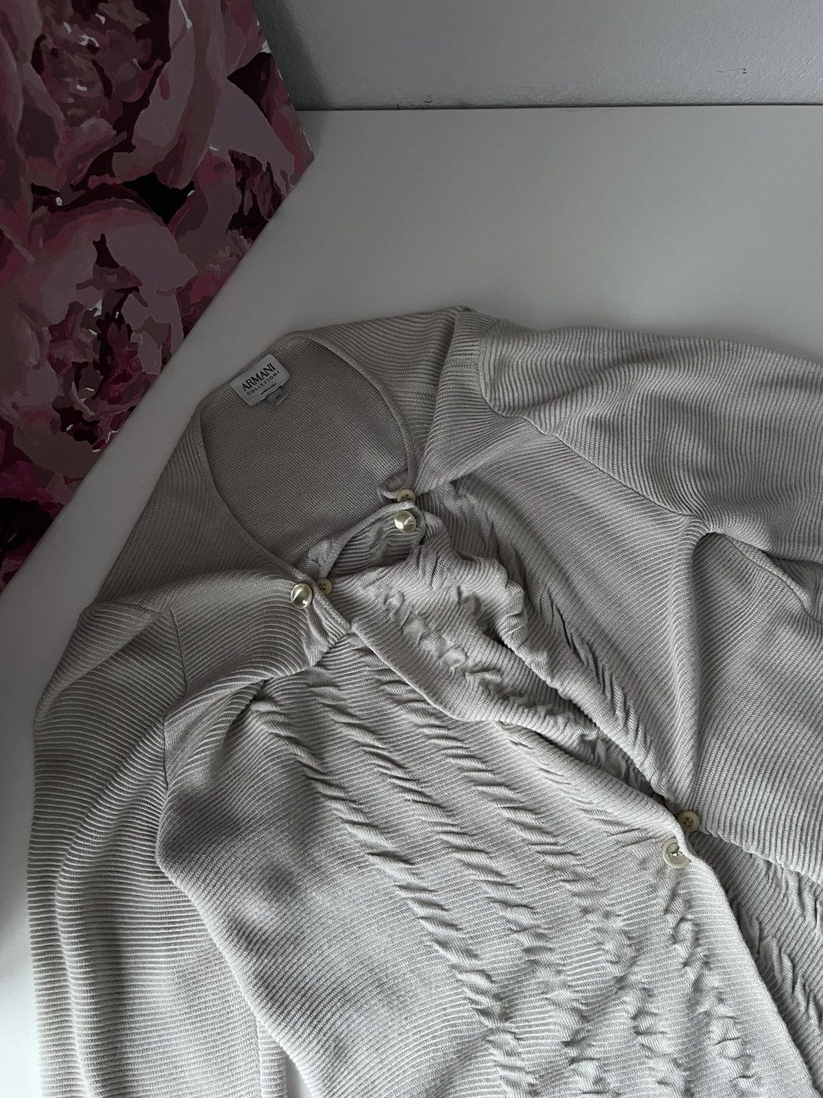 Armani Collezioni Armani Collezioni Deanna Spa Wrap Front Sweater VERY RARE Size M / US 6-8 / IT 42-44 - 3 Thumbnail