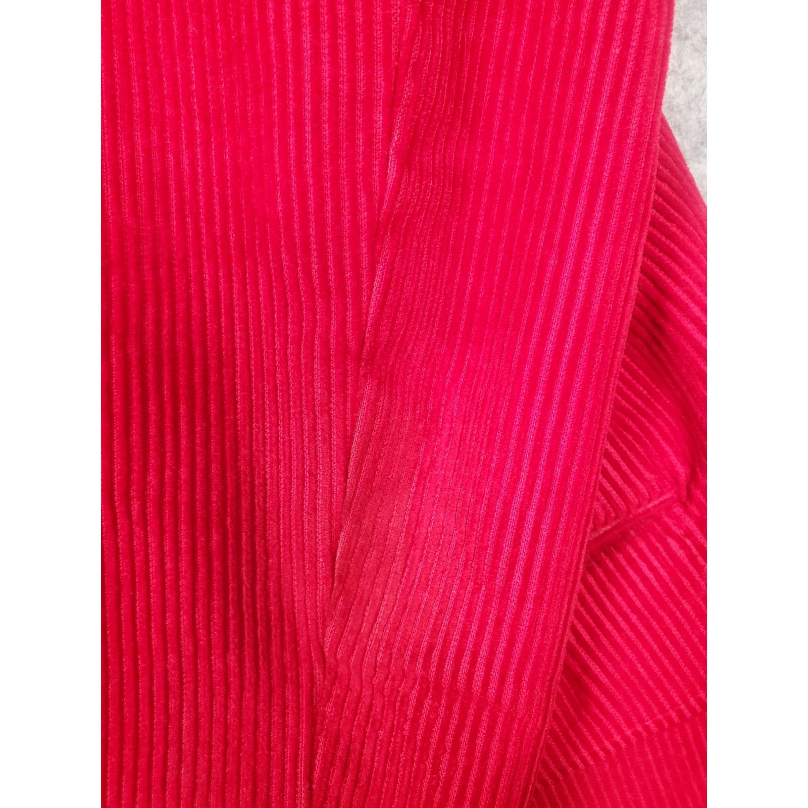 Other Women's Vintage Collections 18 Red Corduroy 2 Button Blazer Size XXL / US 16-18 / IT 52-54 - 8 Thumbnail