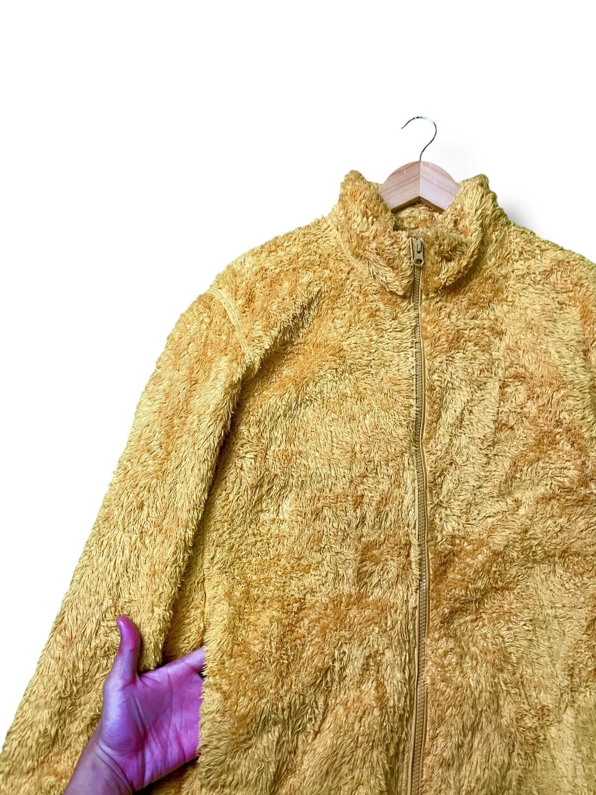 Japanese Brand × Uniqlo × Vintage Vintage Uniqlo Full Fur Zipped Jacket(48) Size US XL / EU 56 / 4 - 5 Thumbnail