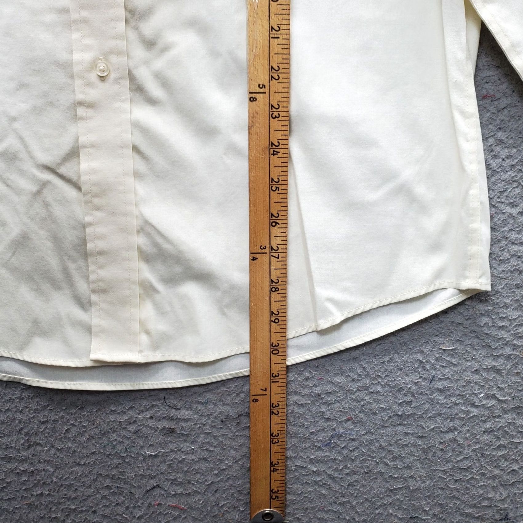 Vintage Claybrooke Dress Shirt Mens M Tan Wrinkle Free Pinpoint Collared Stain Repellent Shirt Mens M Tan Wrinkle Free Pinpoint Collared Stain Repellent Size 40R - 3 Thumbnail