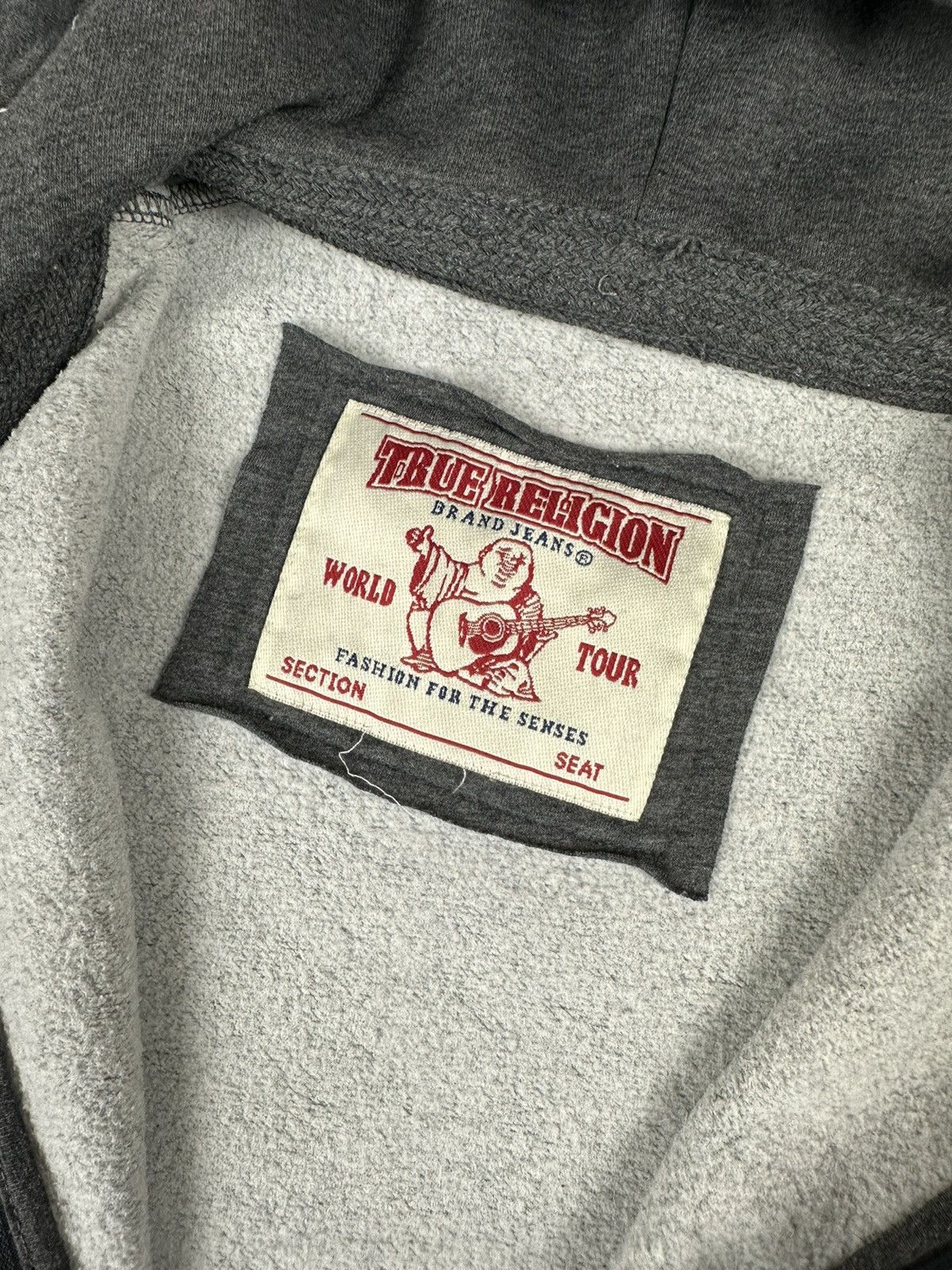 True Religion True Religion Vintage Full Zip Up Hoodie Y2K Small Logo Size US M / EU 48-50 / 2 - 8 Thumbnail