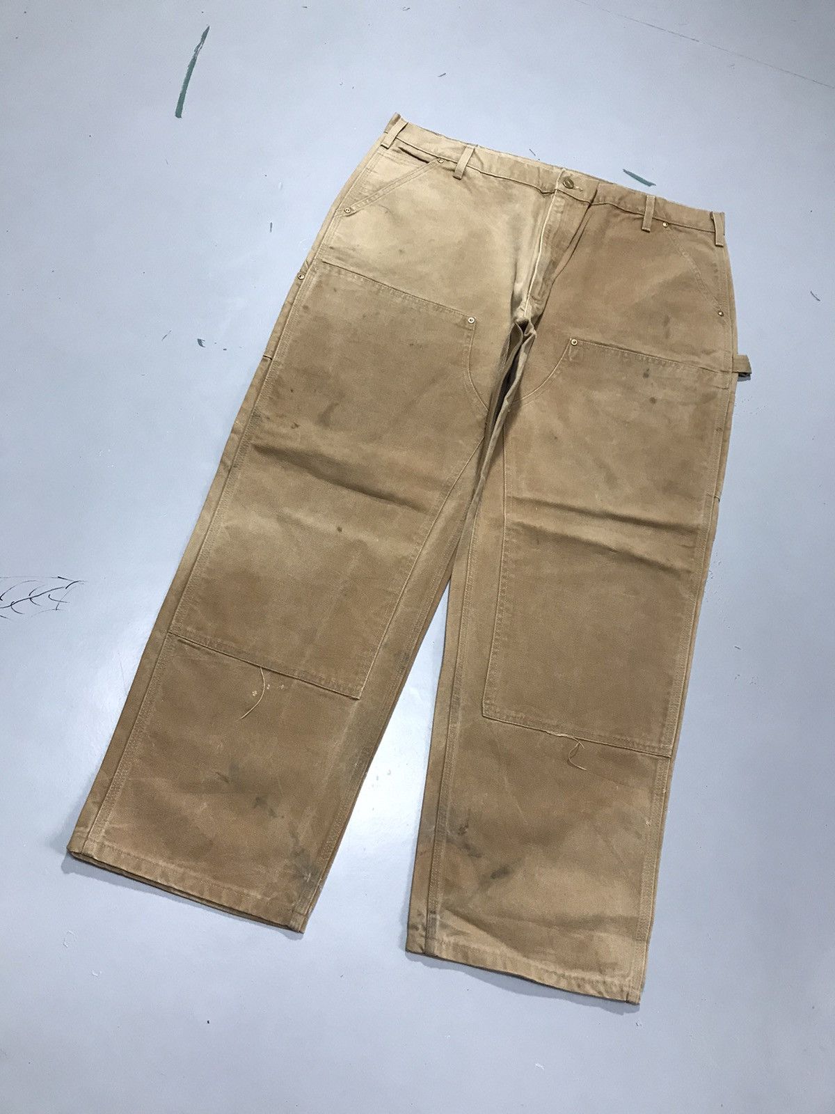 Carhartt Vintage Carhartt double knee workwear denim Size US 40 / EU 56 - 3 Thumbnail