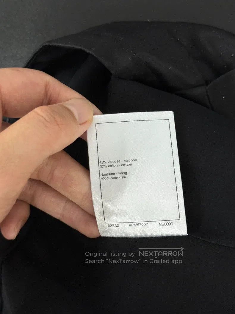 Chanel Chanel Black pleated skirt Size 25" / US 0 / IT 36 - 7 Thumbnail