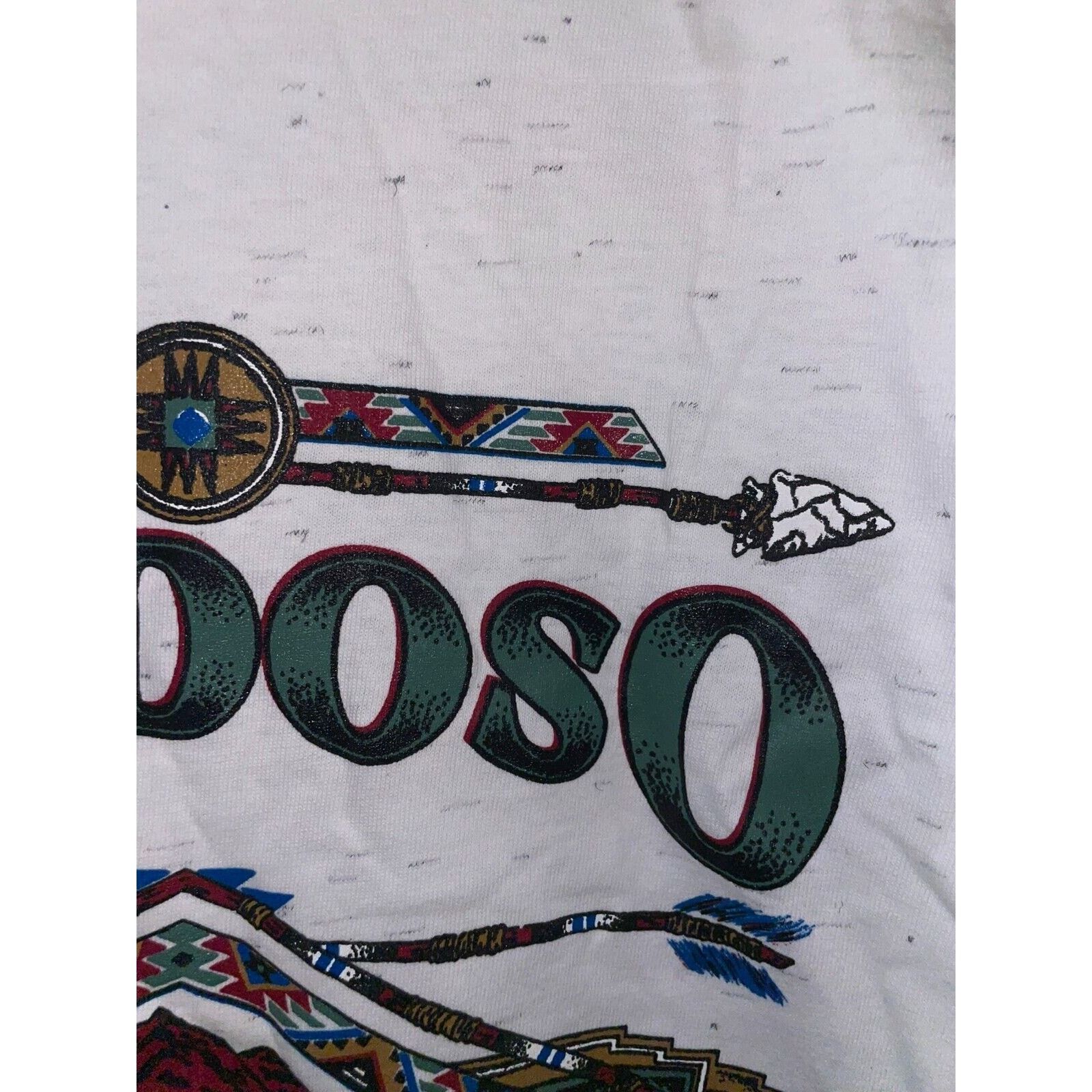 Vintage Vintage New Mexico Shirt Ruidoso Nature Speckled White L Tee Size US L / EU 52-54 / 3 - 4 Thumbnail