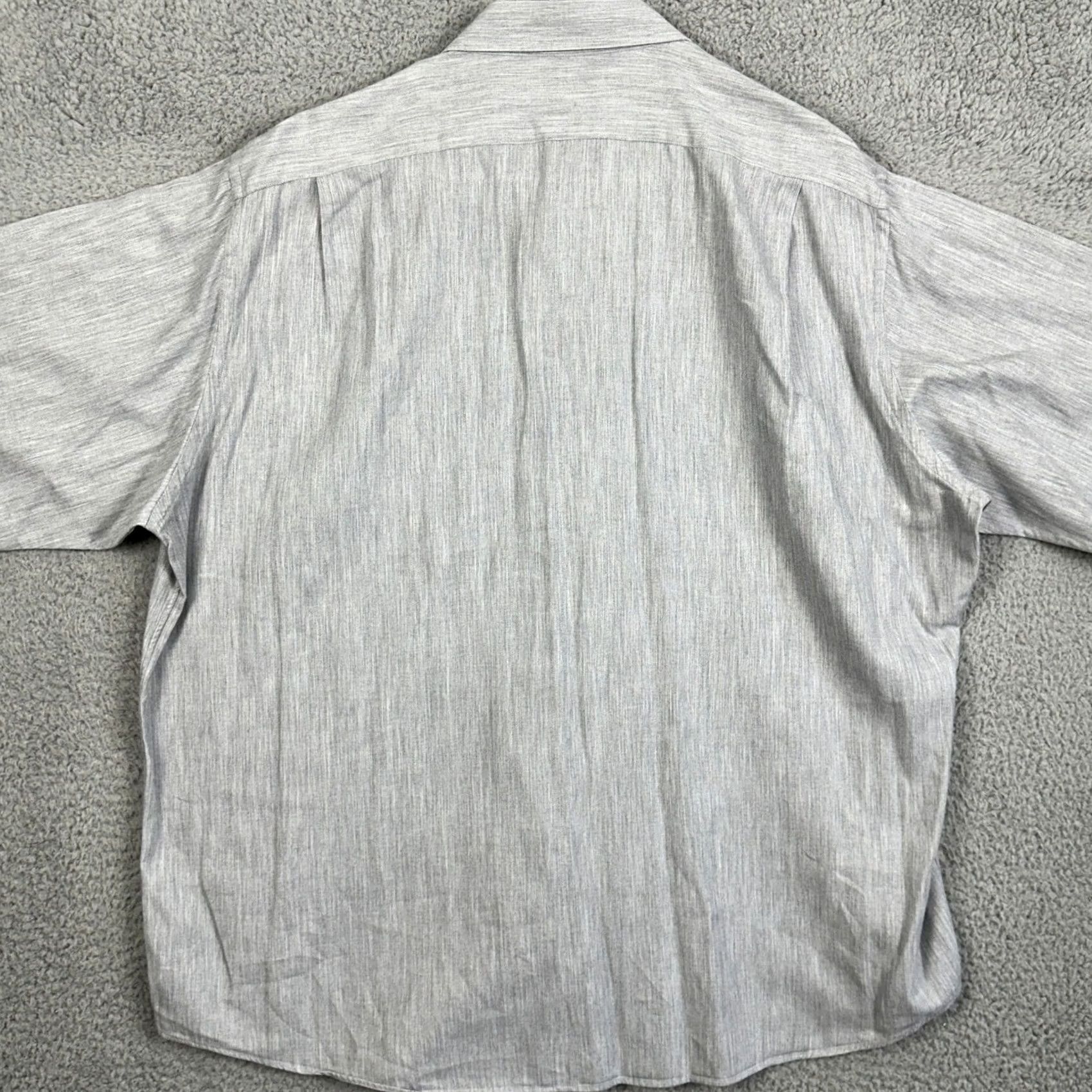 Cremieux Cremieux Shirt Button Up Mens 2XL Gray Classic Long Sleeve Casual Authentic EUC Size US XXL / EU 58 / 5 - 3 Thumbnail