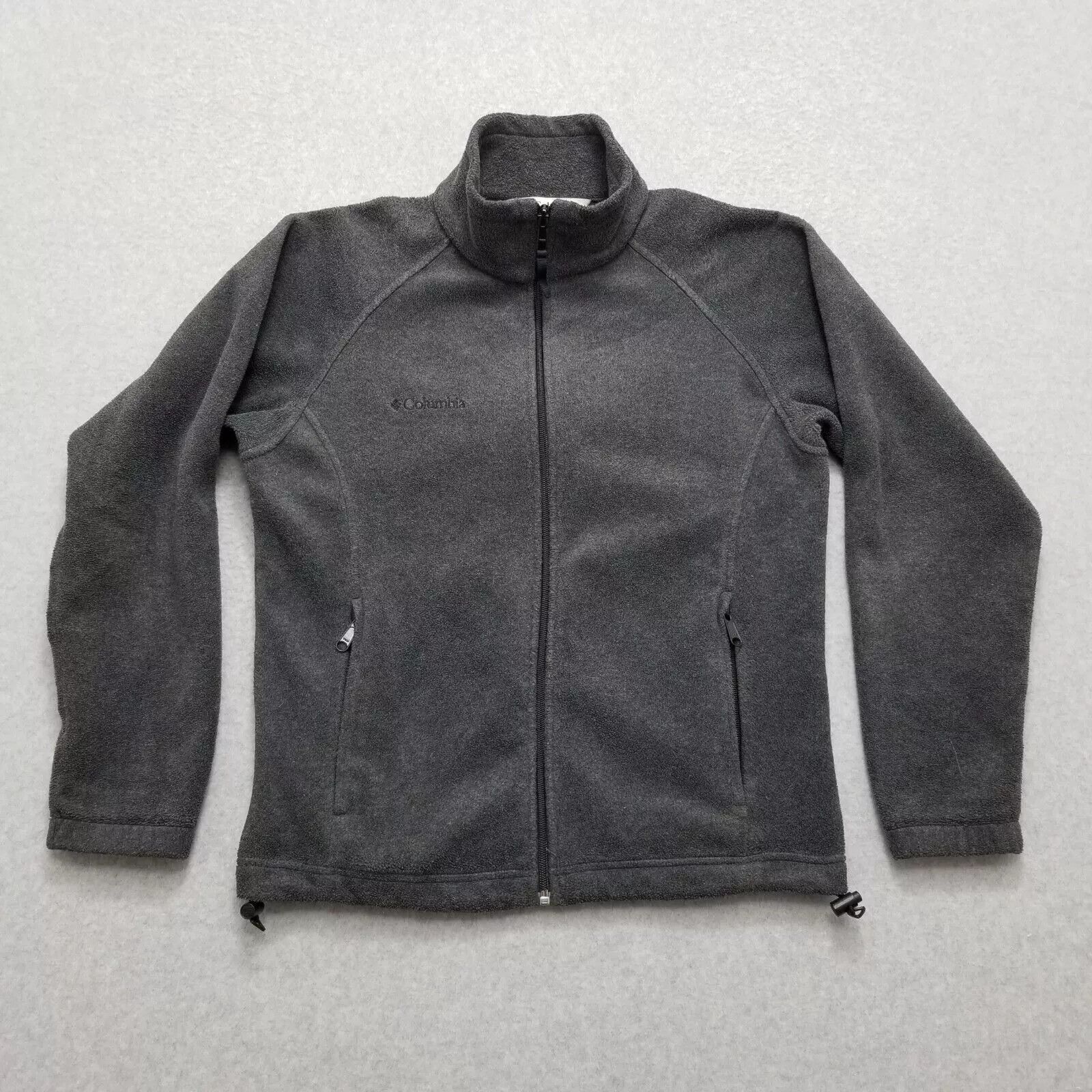 Columbia Columbia Fleece Jacket Womens Medium Gray Pockets Full Zip Size M / US 6-8 / IT 42-44 - 1 Thumbnail