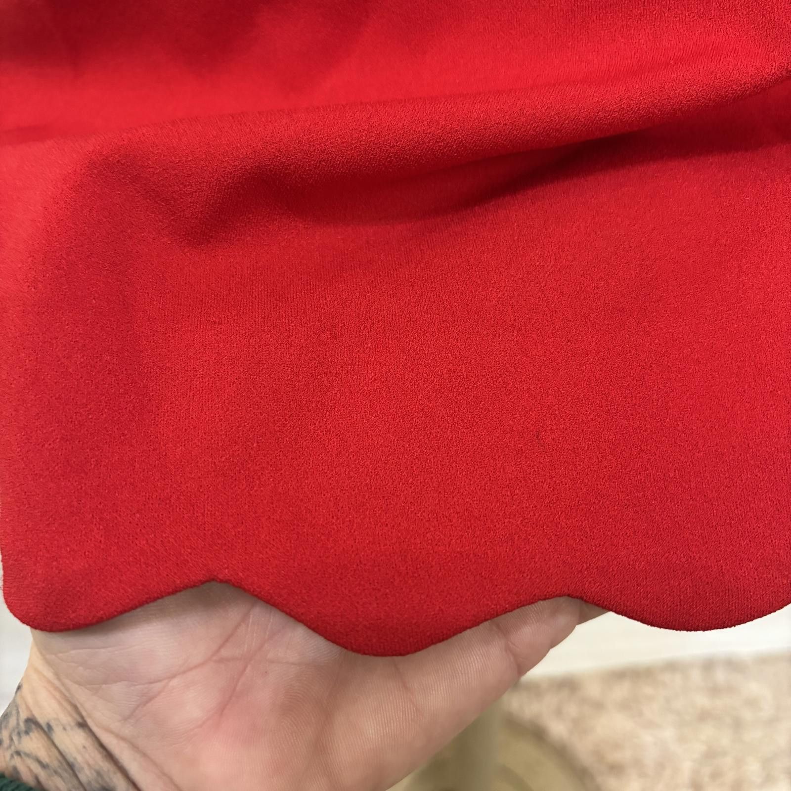 Other 90s/Y2K B. Darlin cherry red scalloped dress size 0 Size XS / US 0-2 / IT 36-38 - 4 Thumbnail