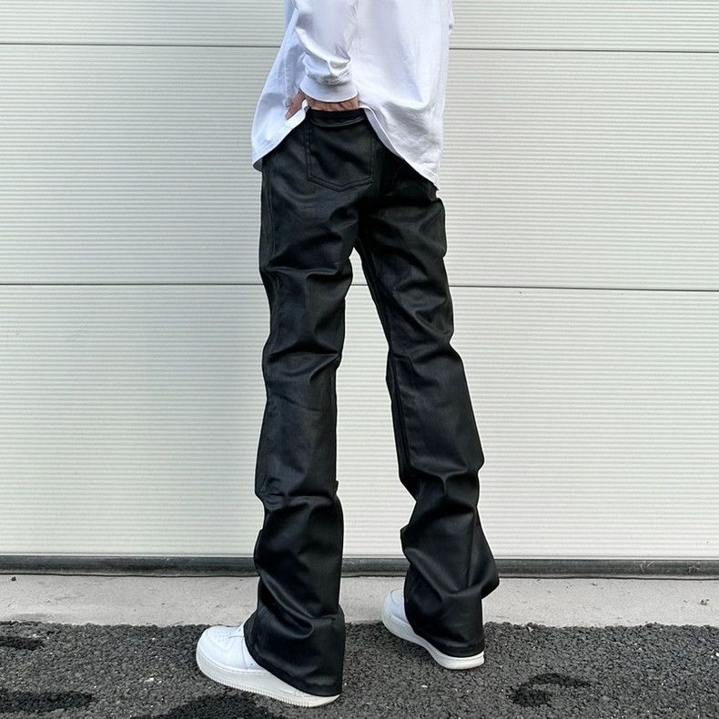 wax punk bootcut hiphop flared bootcut punk jeans