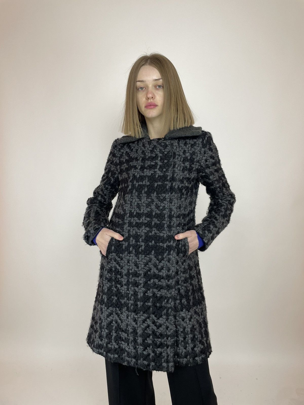Desigual Desigual Tweed Wool coat Women’s size 38 Size XS / US 0-2 / IT 36-38 - 2 Thumbnail