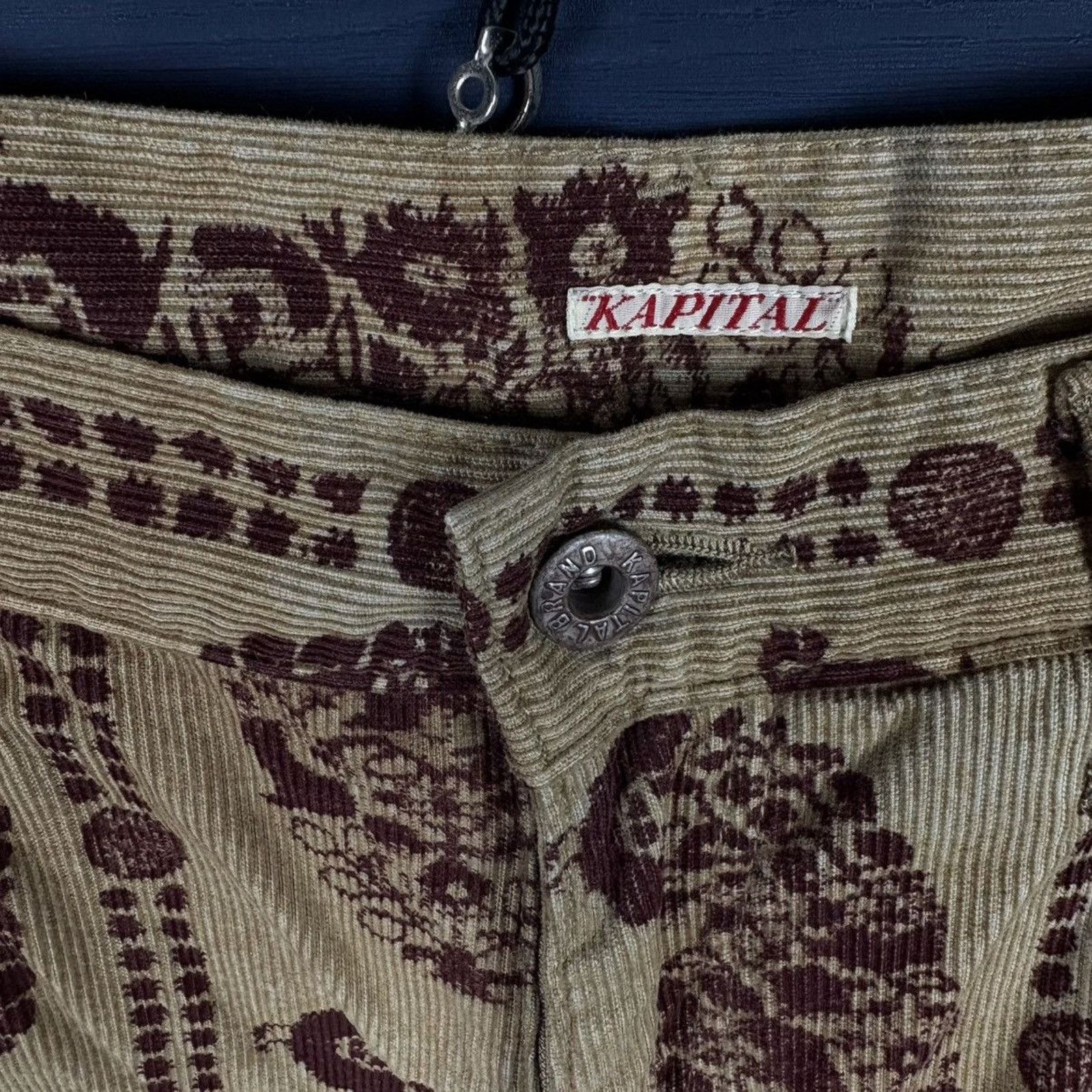 Japanese Brand × Kapital × Kapital Kountry 🇯🇵KAPITAL PAISLEY CORDUROY PANTS Size US 30 / EU 46 - 8 Thumbnail