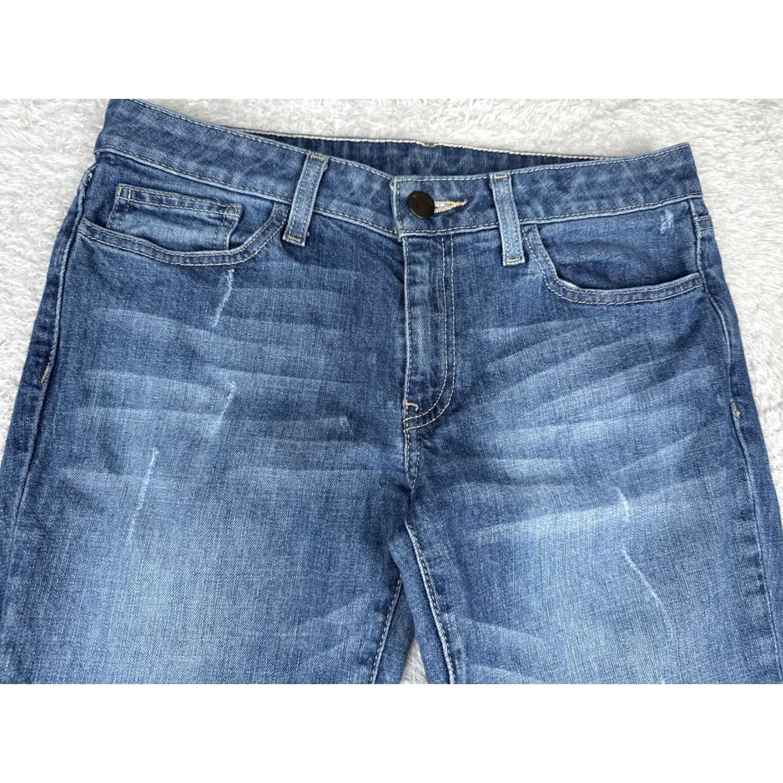 Vintage William Rast Jeans Womens 29 Blue Medium Wash Bootcut Stretch Denim Fit Target Jeans Womens 29 Blue Medium Wash Bootcut Stretch Denim Size 29" - 4 Thumbnail