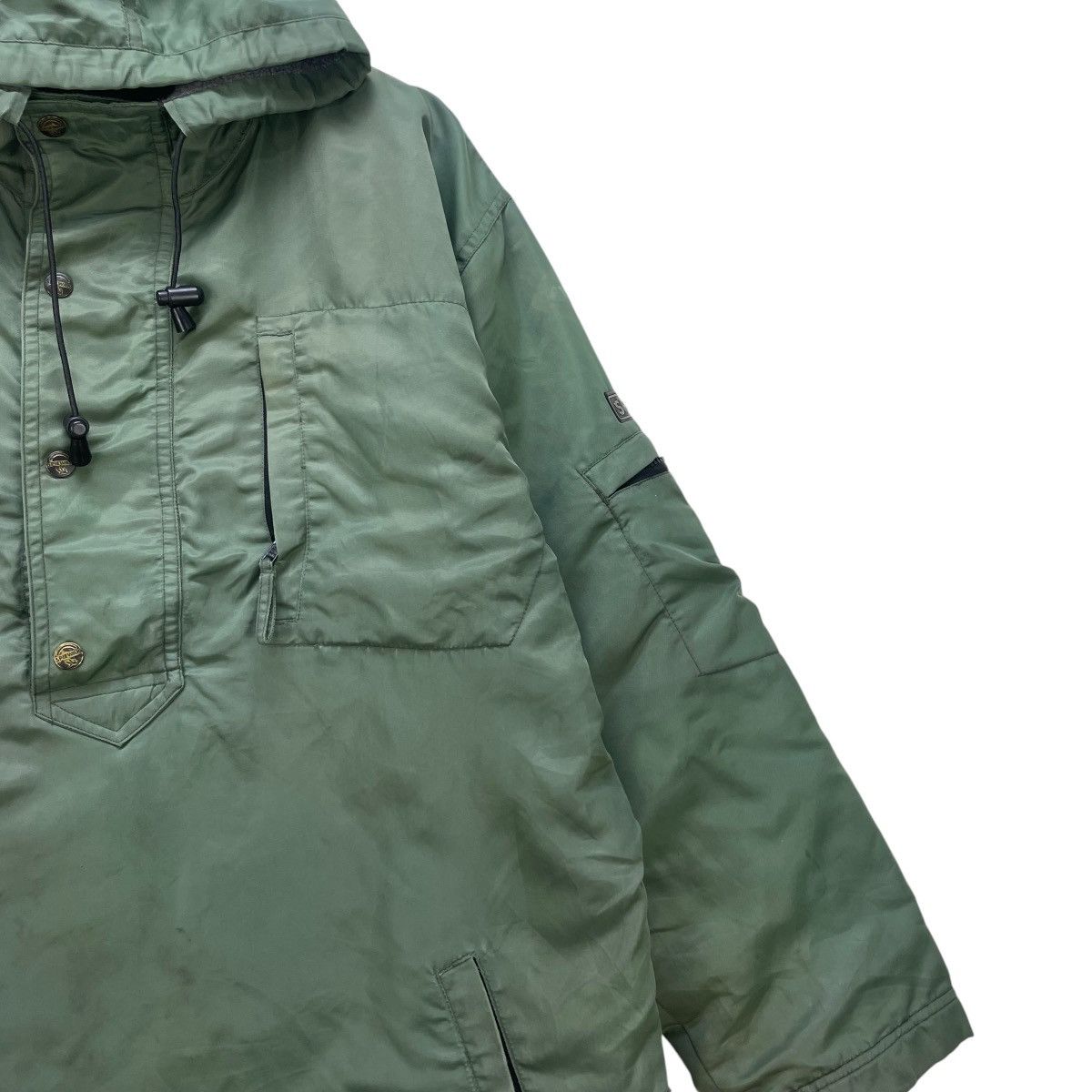I. Spiewak And Sons Vintage I Spiewak Half Snap Button Hooded Jacket Size US S / EU 44-46 / 1 - 4 Thumbnail