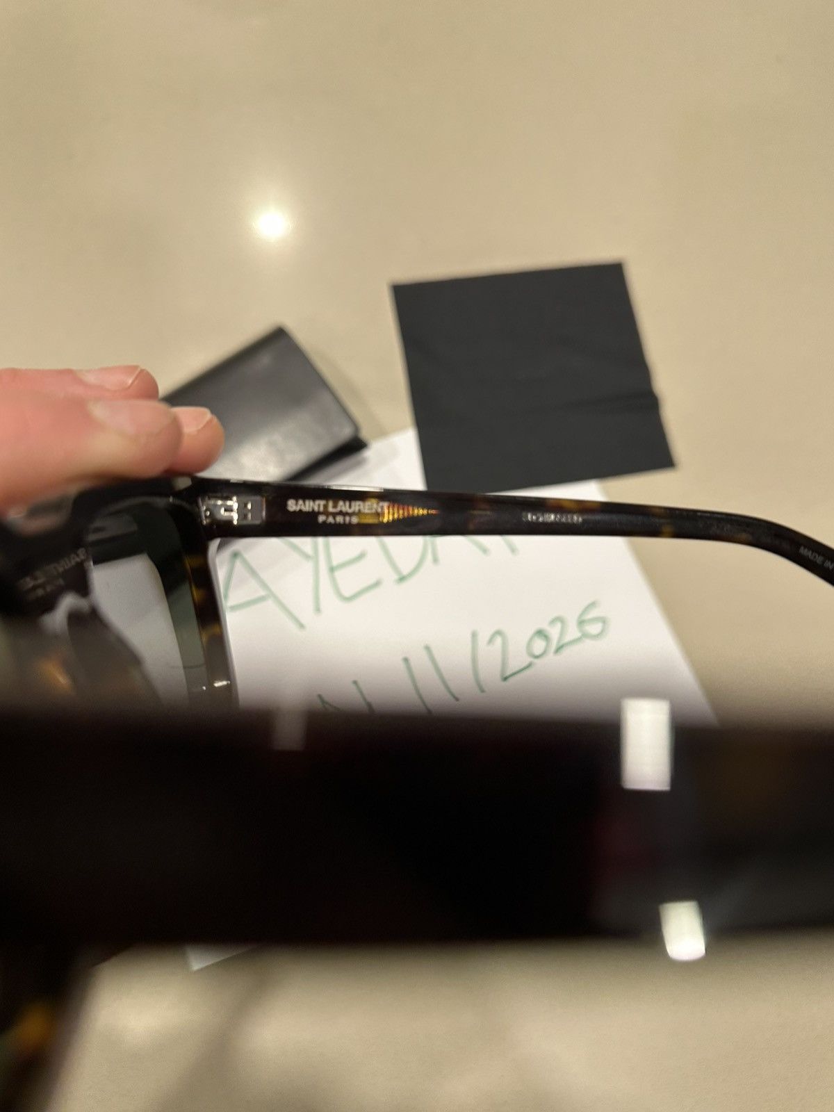 Saint Laurent Paris Saint Laurent SL610 002 Sunglasses Size ONE SIZE - 6 Thumbnail