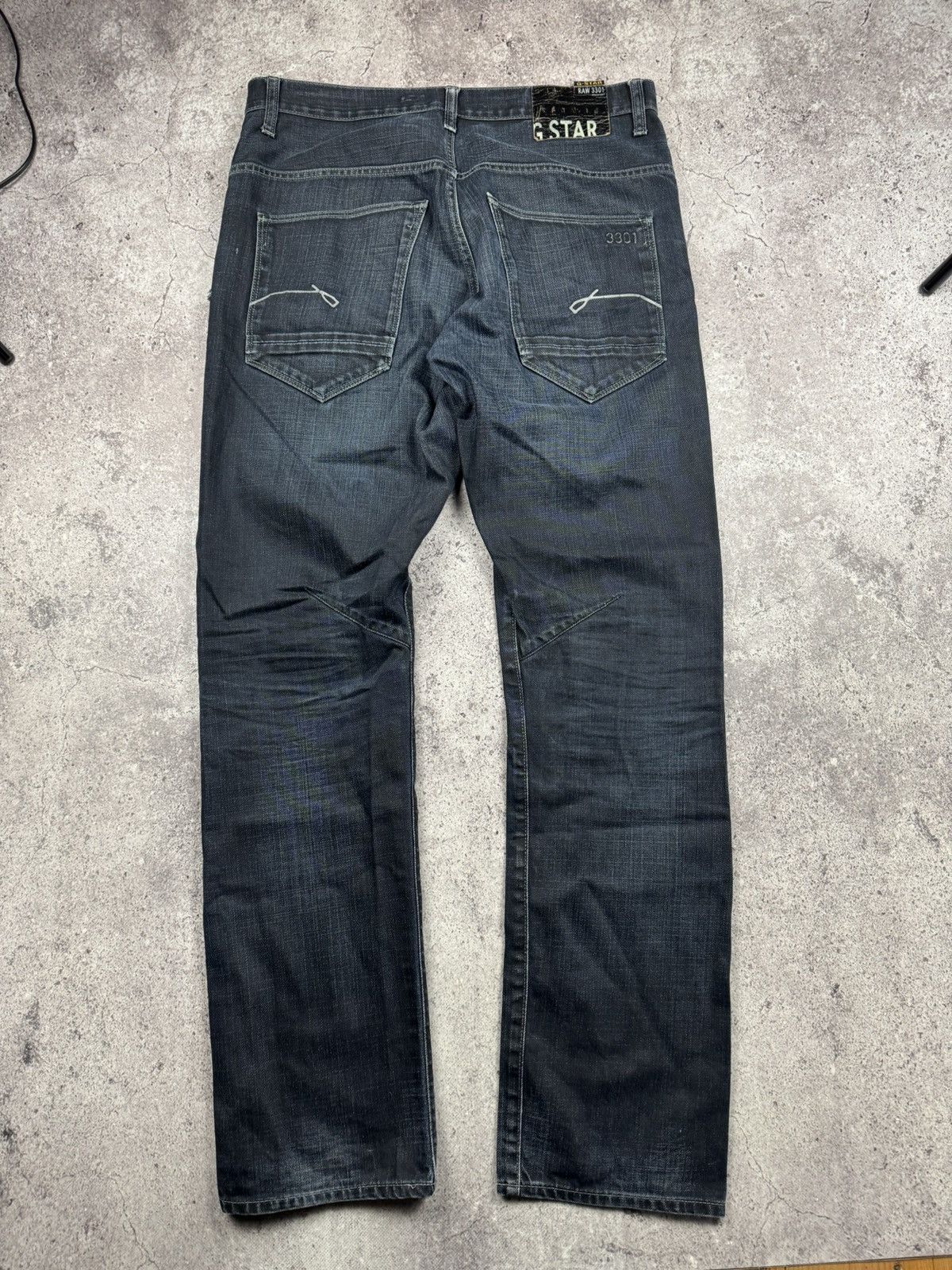 G-Star Vintage 90s Avant Garde G-Star RAW denim pants y2k style Size 34" / US 12 / IT 48 - 6 Thumbnail