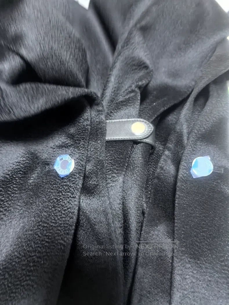 Hermes Hermes Black cashmere cloak, 100% cashmere material Size XXS / US 00 / IT 34 - 4 Thumbnail