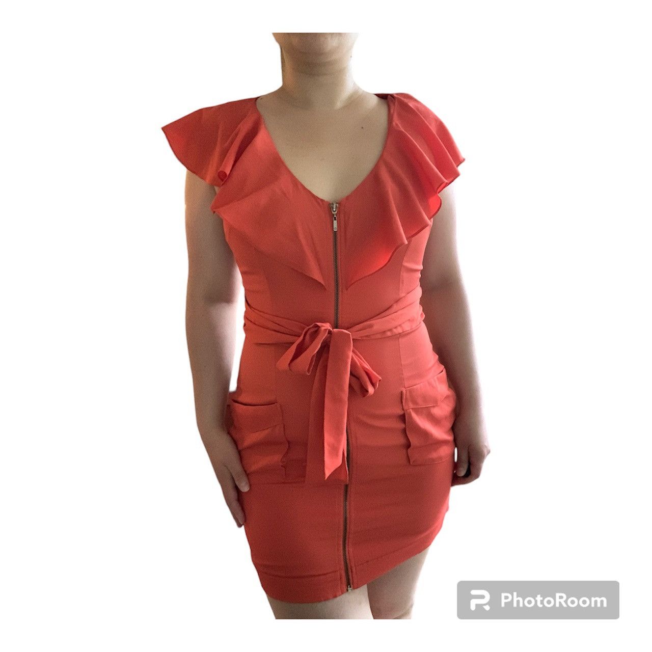 Bebe × Vintage Vintage y2k Bebe Dress w/ Belt Size M / US 6-8 / IT 42-44 - 6 Thumbnail