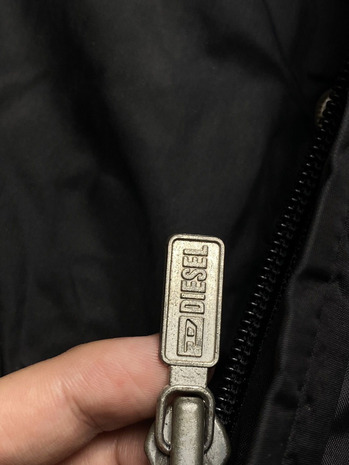Diesel 2000s Diesel - Punk Label Iconic Big Logo Oversized Jacket Size US L / EU 52-54 / 3 - 8 Thumbnail
