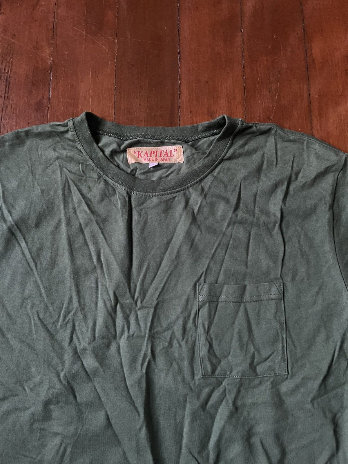 Kapital Kapital Windowpane eyelet-detail cotton T-shirt Tee Size US M / EU 48-50 / 2 - 5 Thumbnail