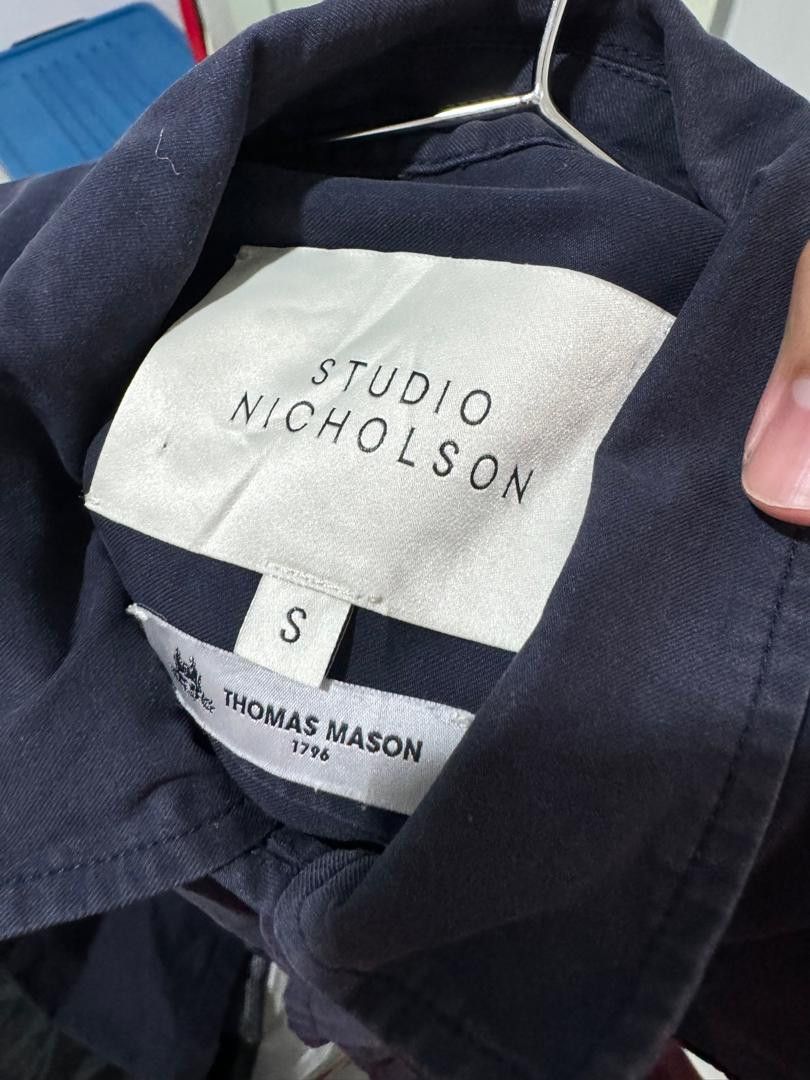 Studio Nicholson Studio Nicholson Soft Twill Shirting Dark Navy Size US S / EU 44-46 / 1 - 4 Thumbnail